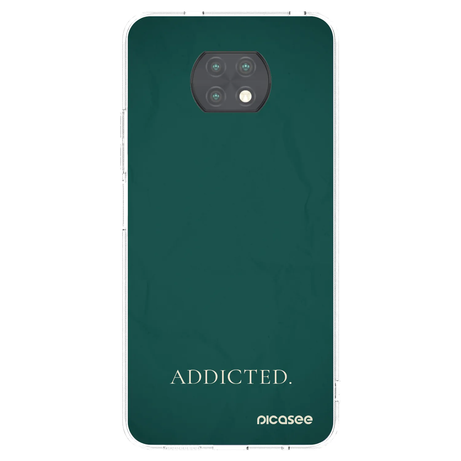 Picasee silikonový průhledný obal pro Xiaomi Redmi Note 9T - Addicted