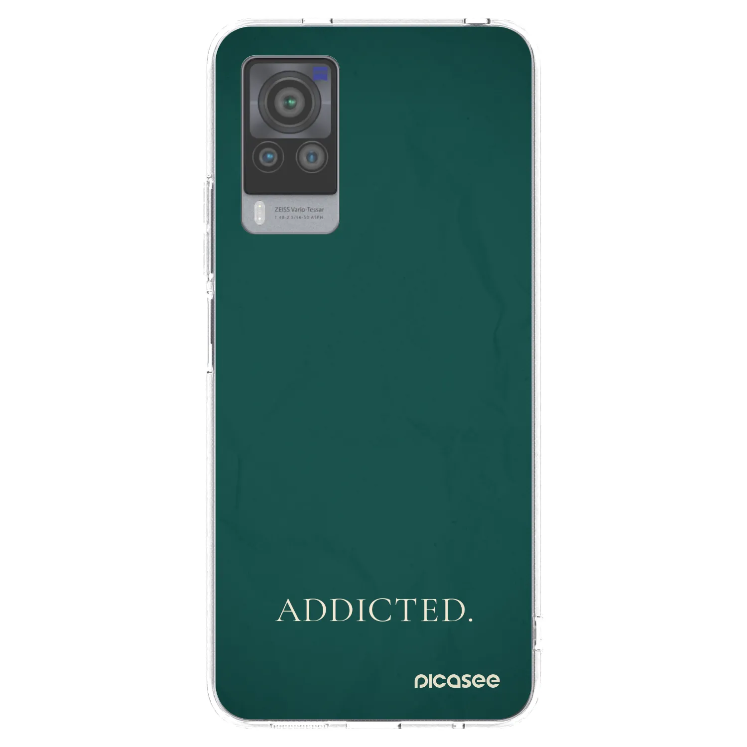 Picasee silikonový průhledný obal pro Vivo X60 Pro 5G - Addicted