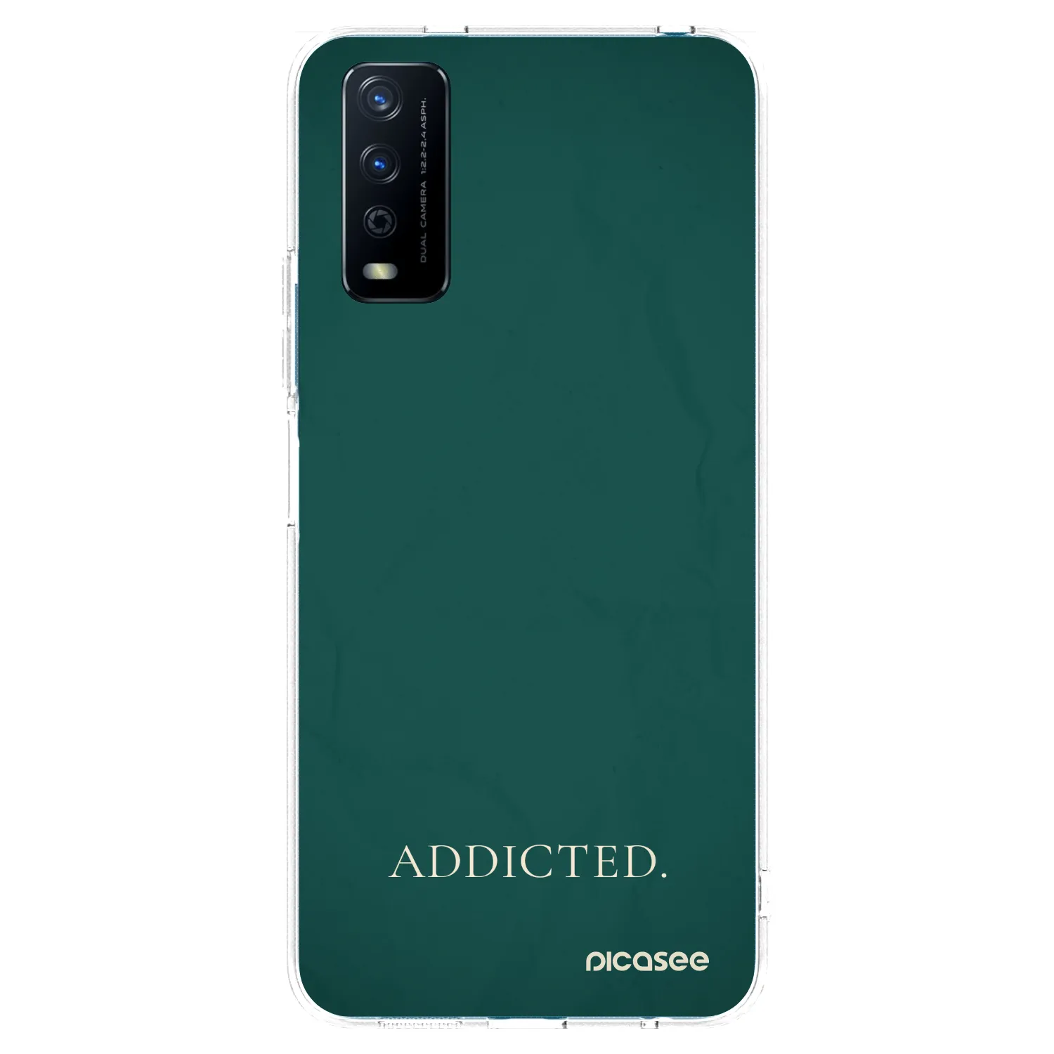 Picasee silikonový průhledný obal pro Vivo Y11s - Addicted