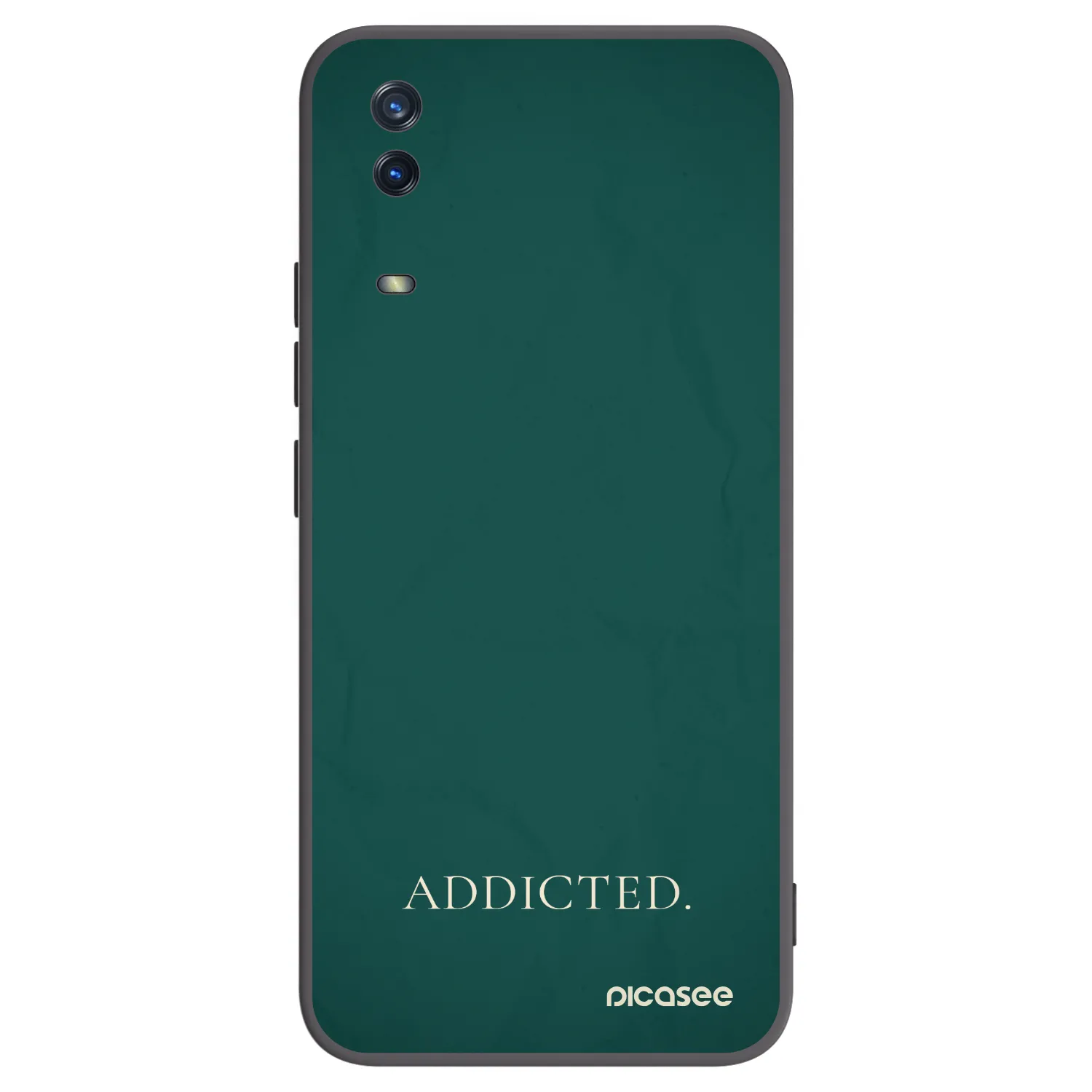 Picasee silikonový černý obal pro Vivo Y11s - Addicted