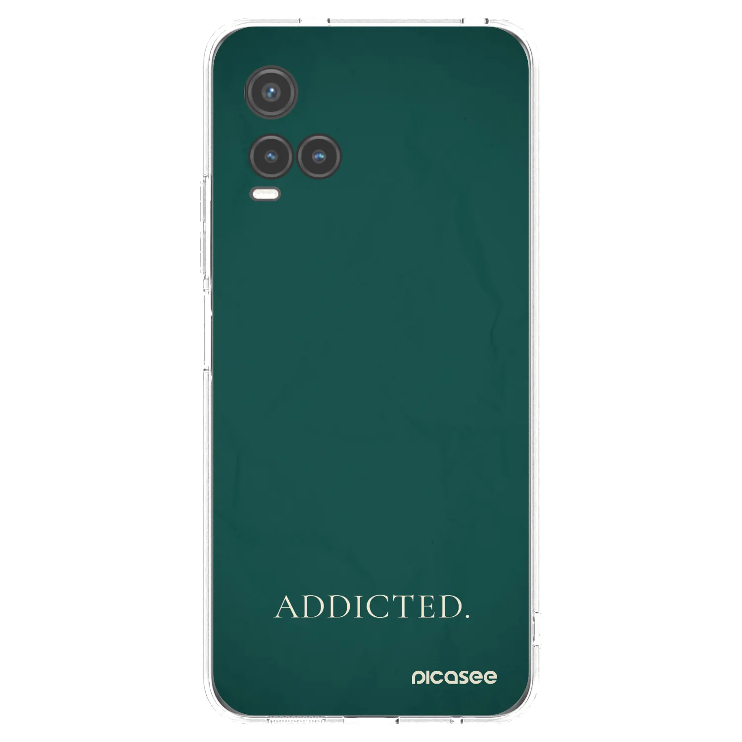 Picasee silikonový průhledný obal pro Vivo Y33s - Addicted