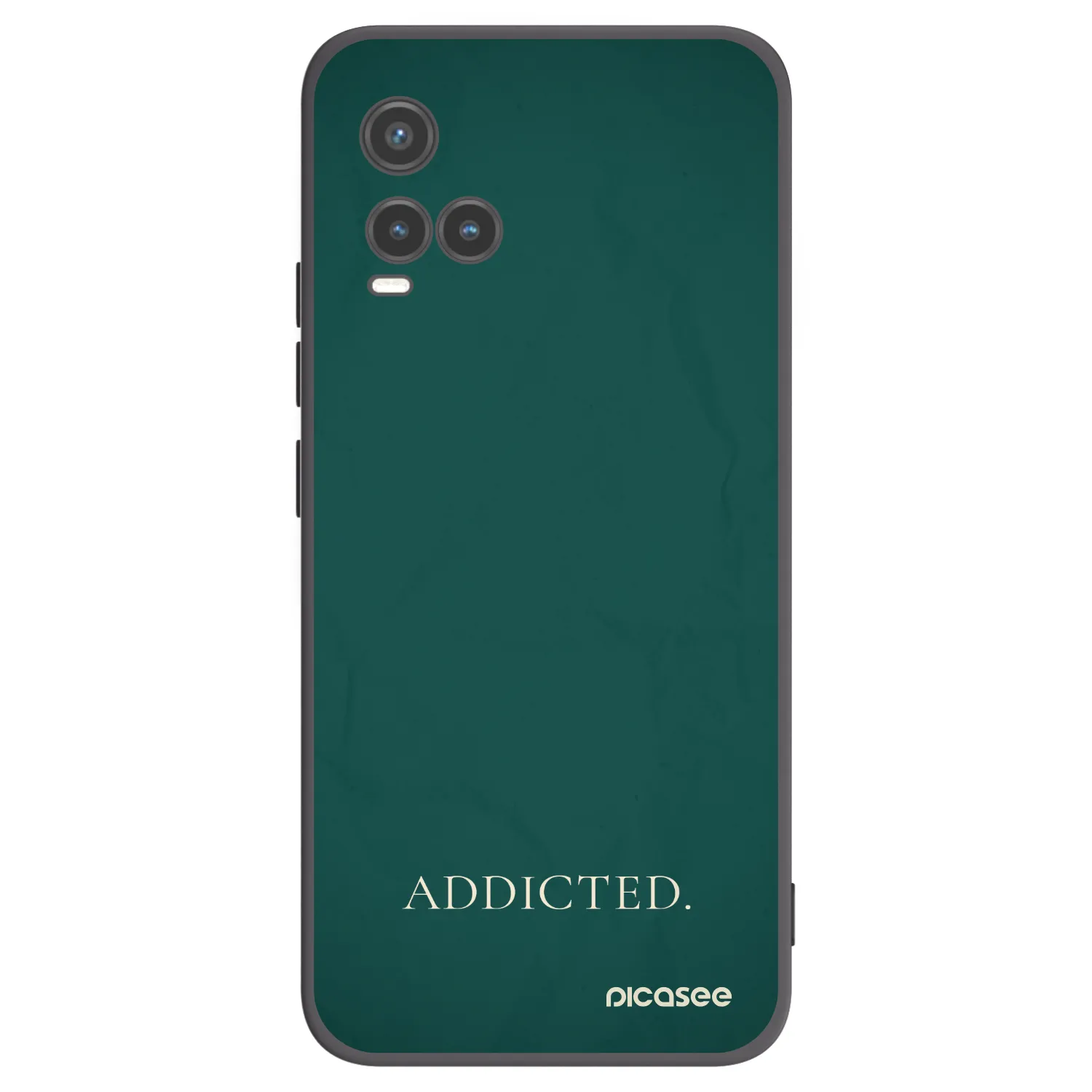 Picasee silikonový černý obal pro Vivo Y33s - Addicted