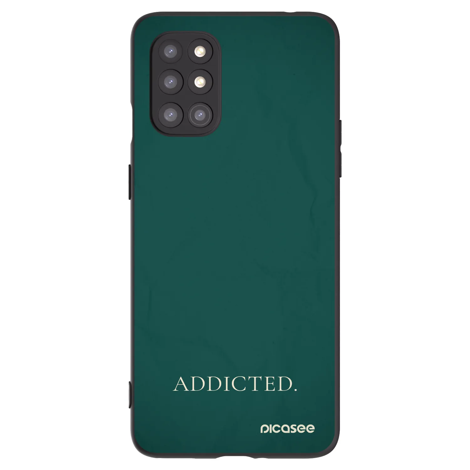 Picasee silikonový černý obal pro OnePlus 8T - Addicted