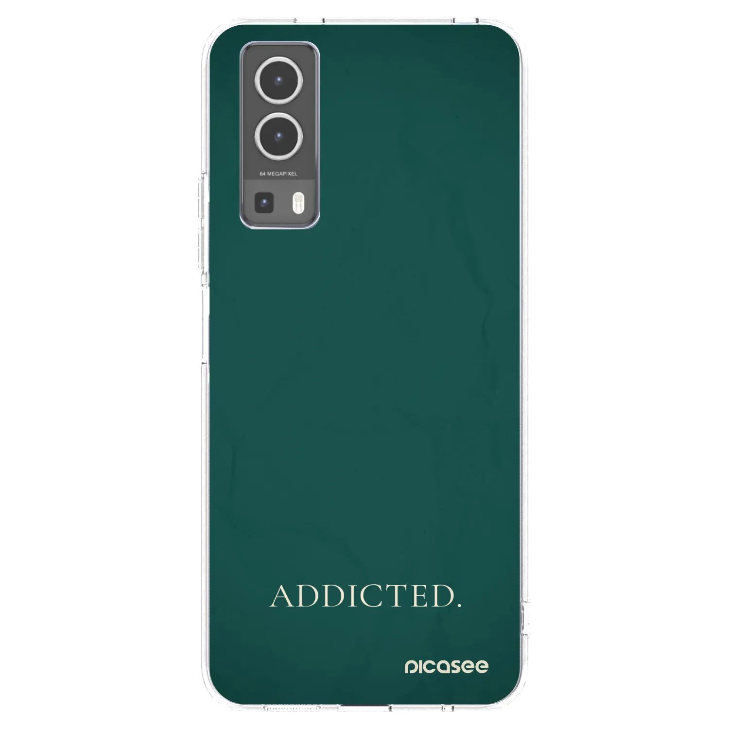 Picasee silikonový průhledný obal pro Vivo Y72 5G - Addicted