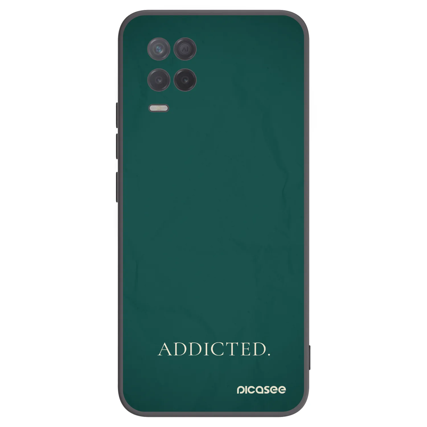 Picasee silikonový černý obal pro Realme 8 5G - Addicted