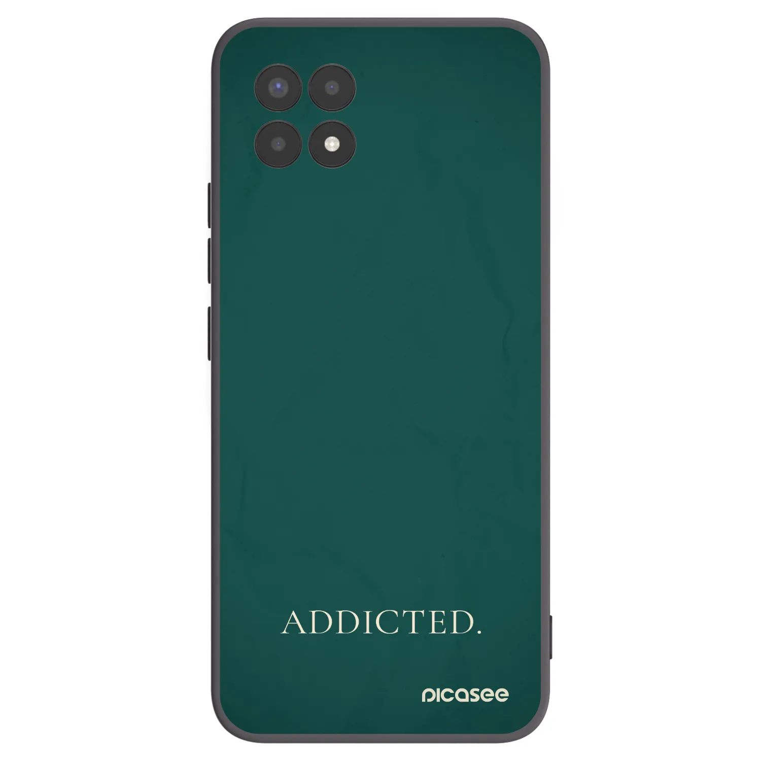 Picasee silikonový černý obal pro Realme 8i - Addicted
