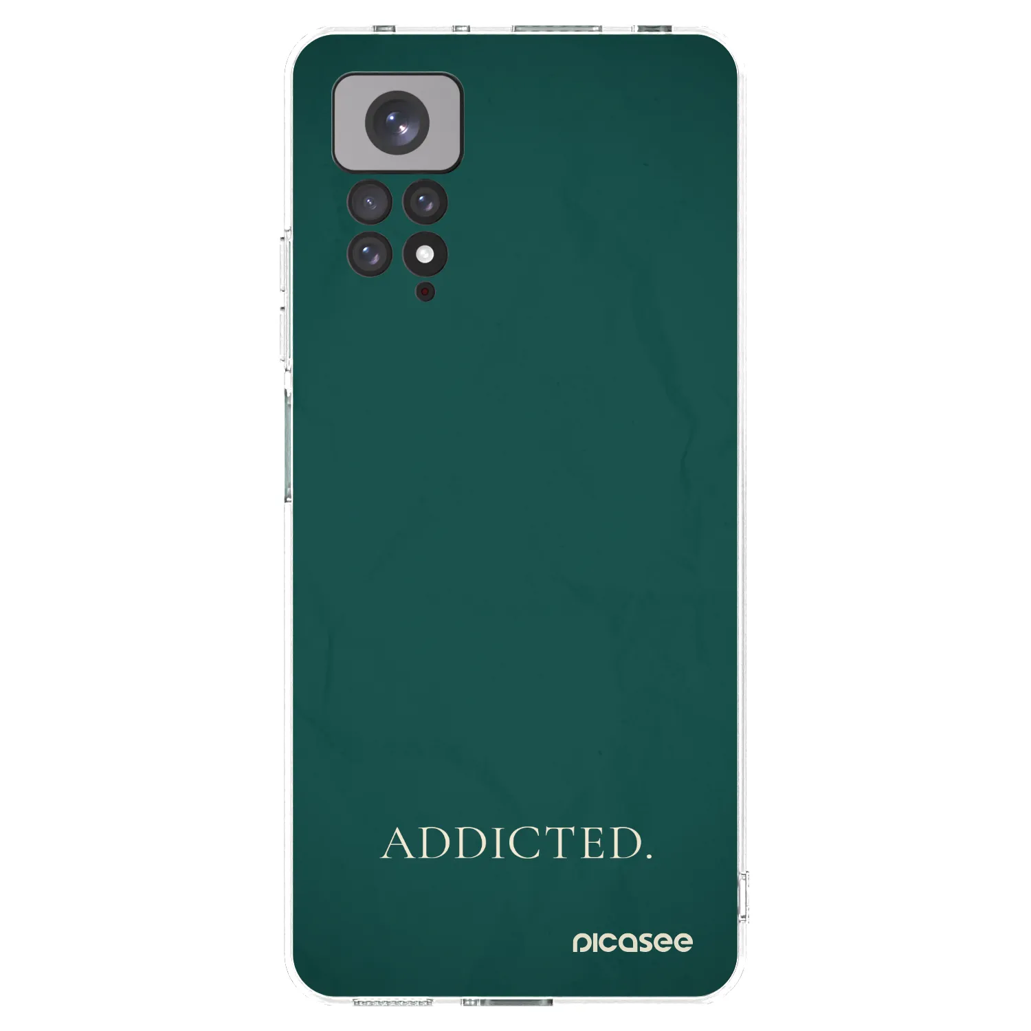 Picasee silikonový průhledný obal pro Xiaomi Redmi Note 11S 4G - Addicted