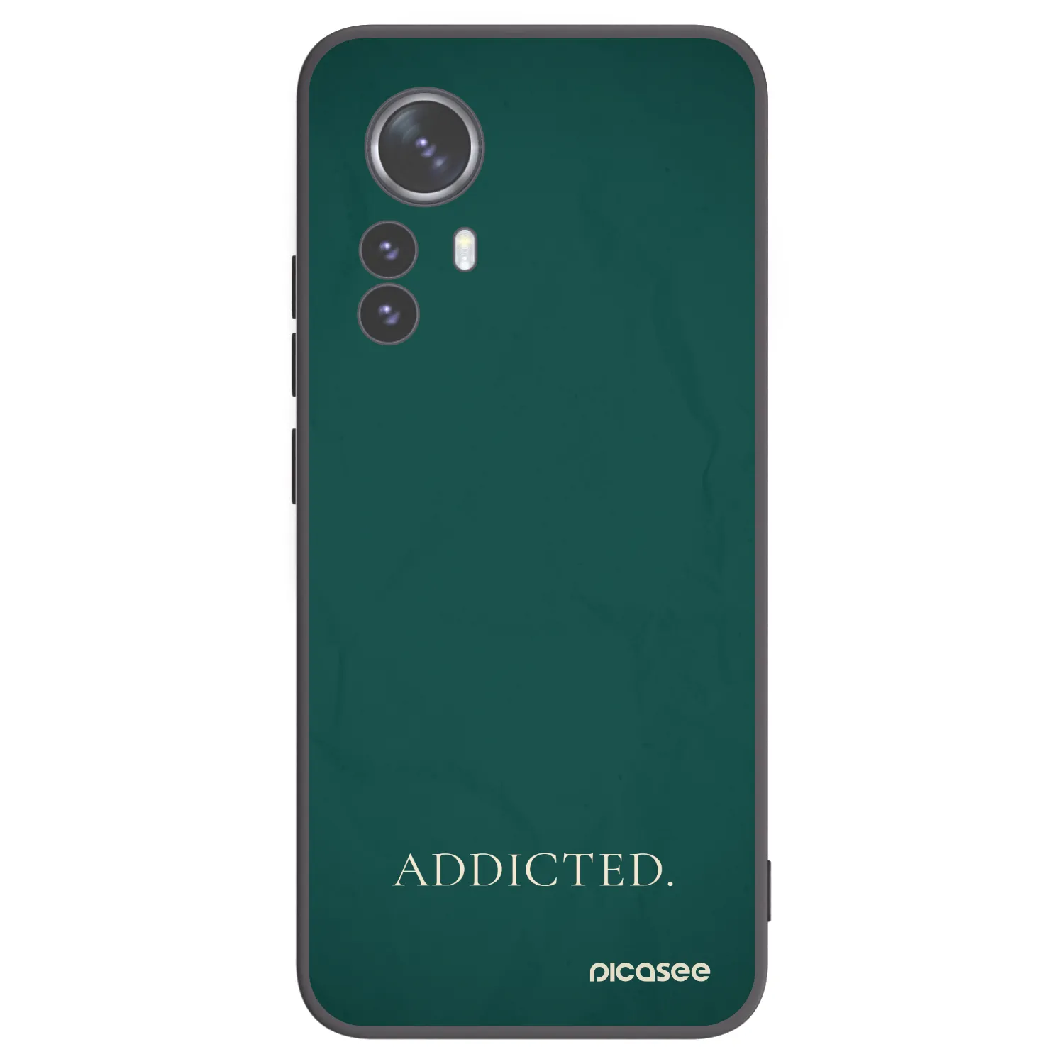 Picasee silikonový černý obal pro Xiaomi 12 Pro - Addicted