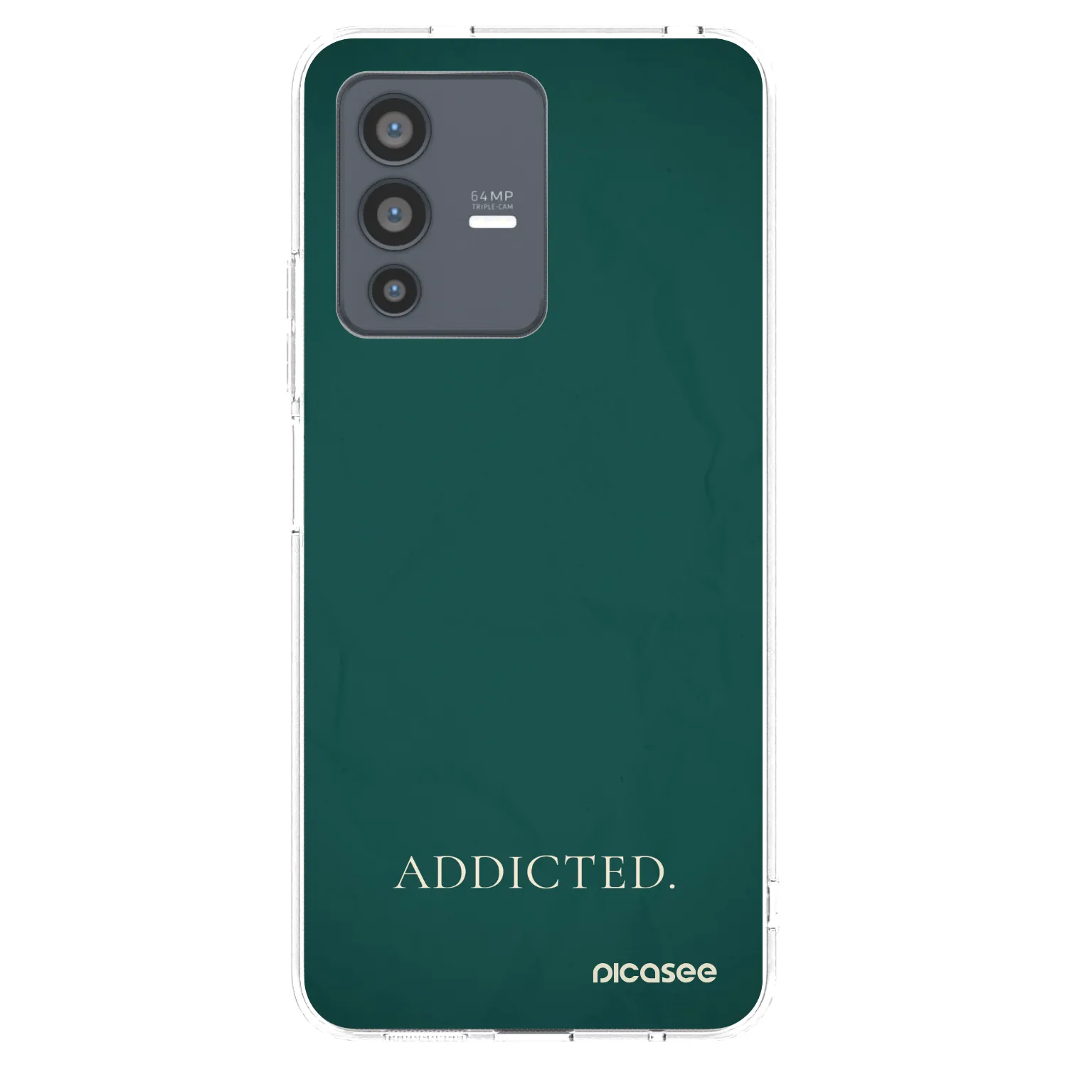 Picasee silikonový průhledný obal pro Vivo V23 5G - Addicted