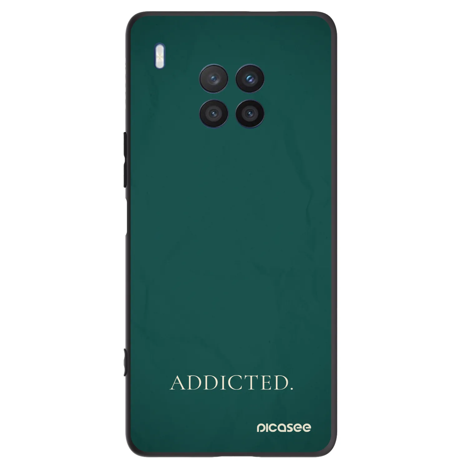 Picasee silikonový černý obal pro Honor 50 Lite - Addicted