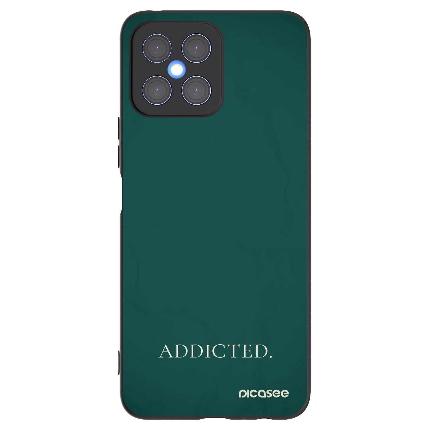 Picasee silikonový černý obal pro Honor X8 4G - Addicted