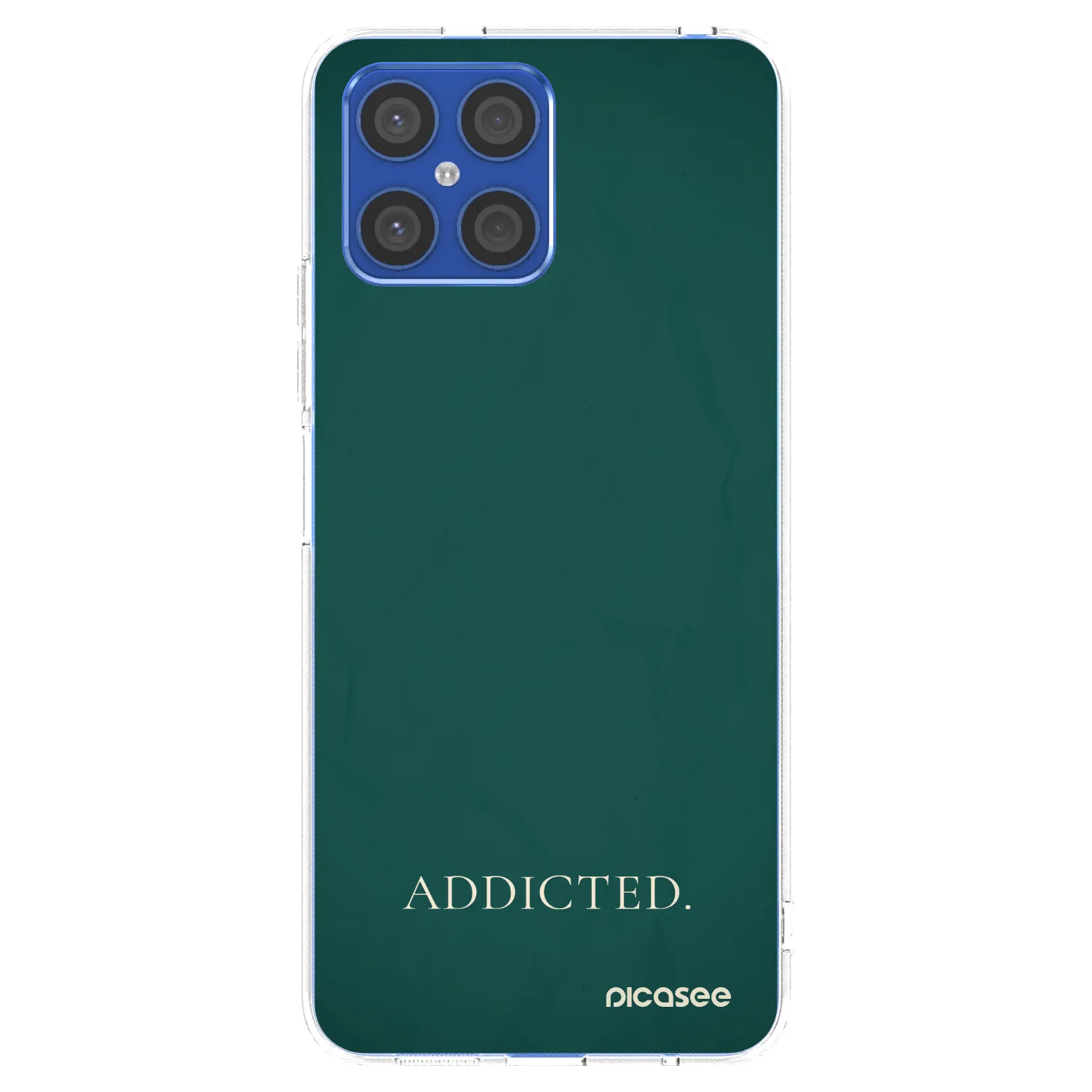 Picasee silikonový průhledný obal pro Honor X8 4G - Addicted