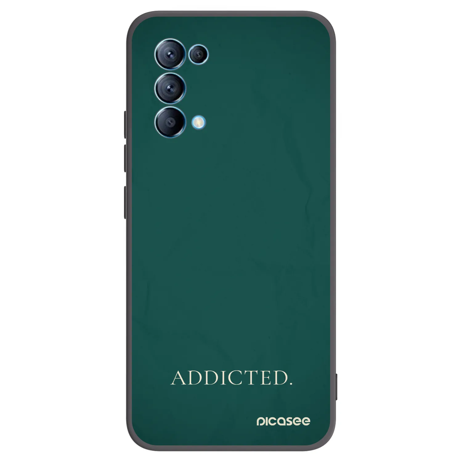 Picasee silikonový černý obal pro OPPO Reno 5 5G - Addicted