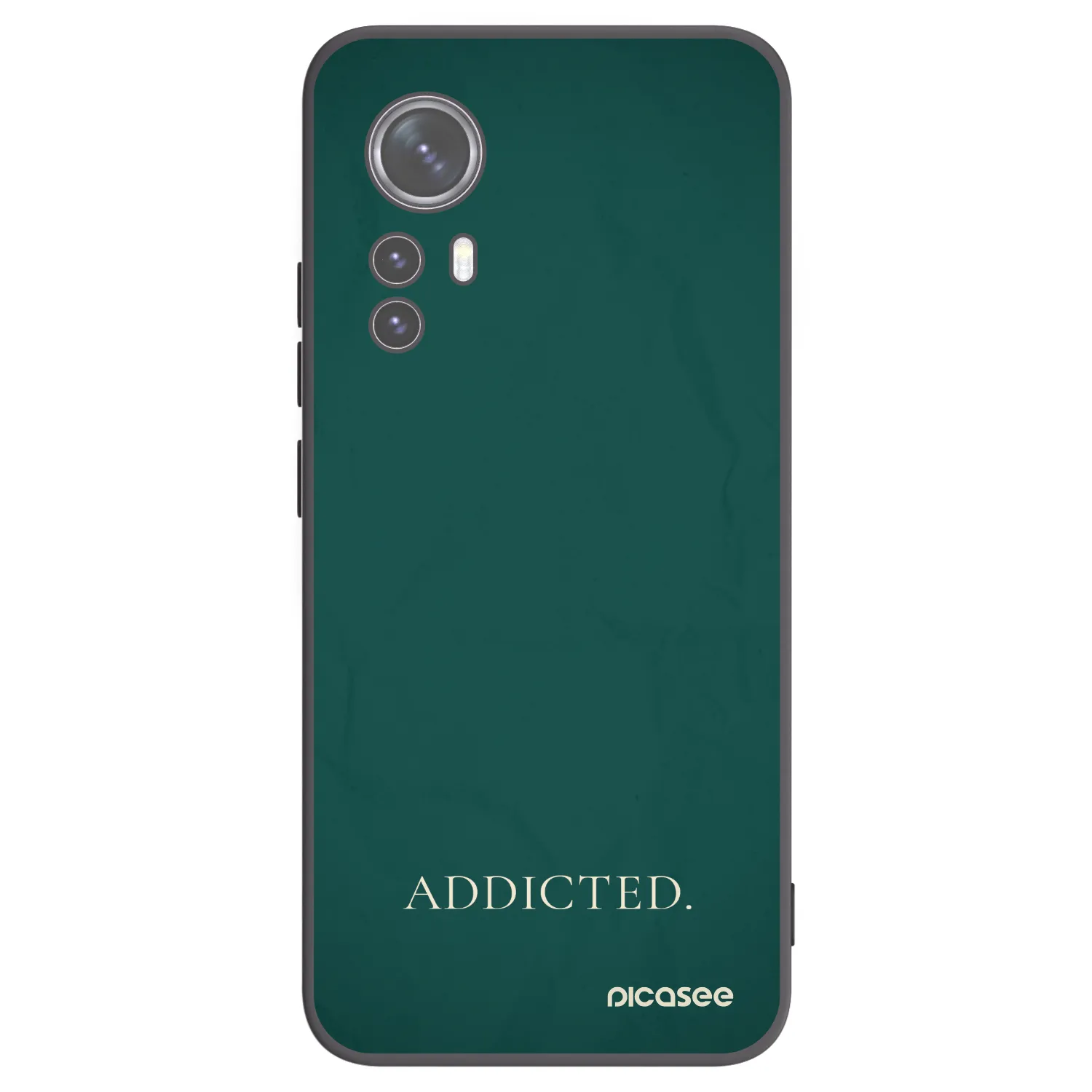 Picasee silikonový černý obal pro Xiaomi 12X - Addicted