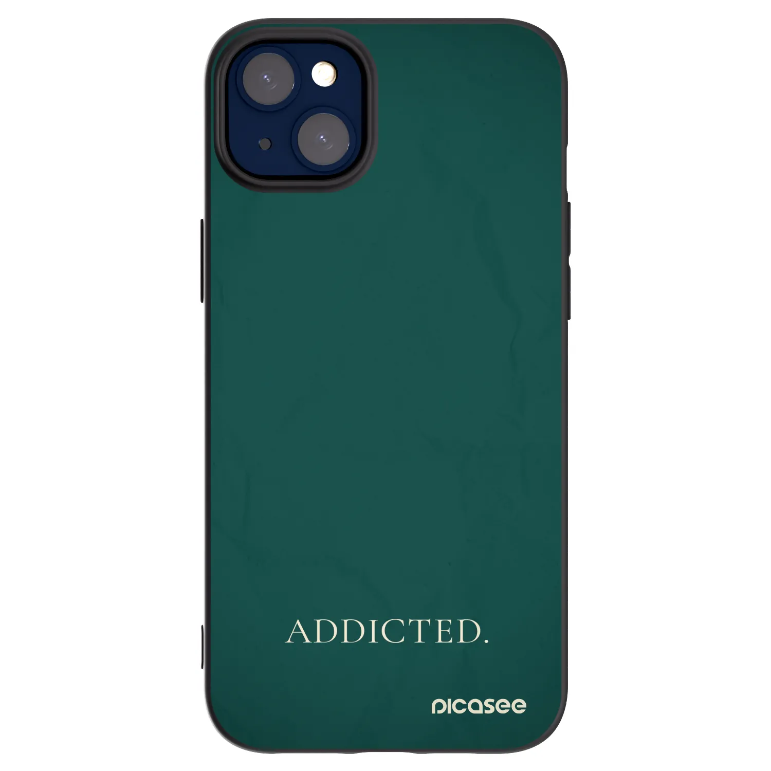 Picasee silikonový černý obal pro Apple iPhone 14 Plus - Addicted