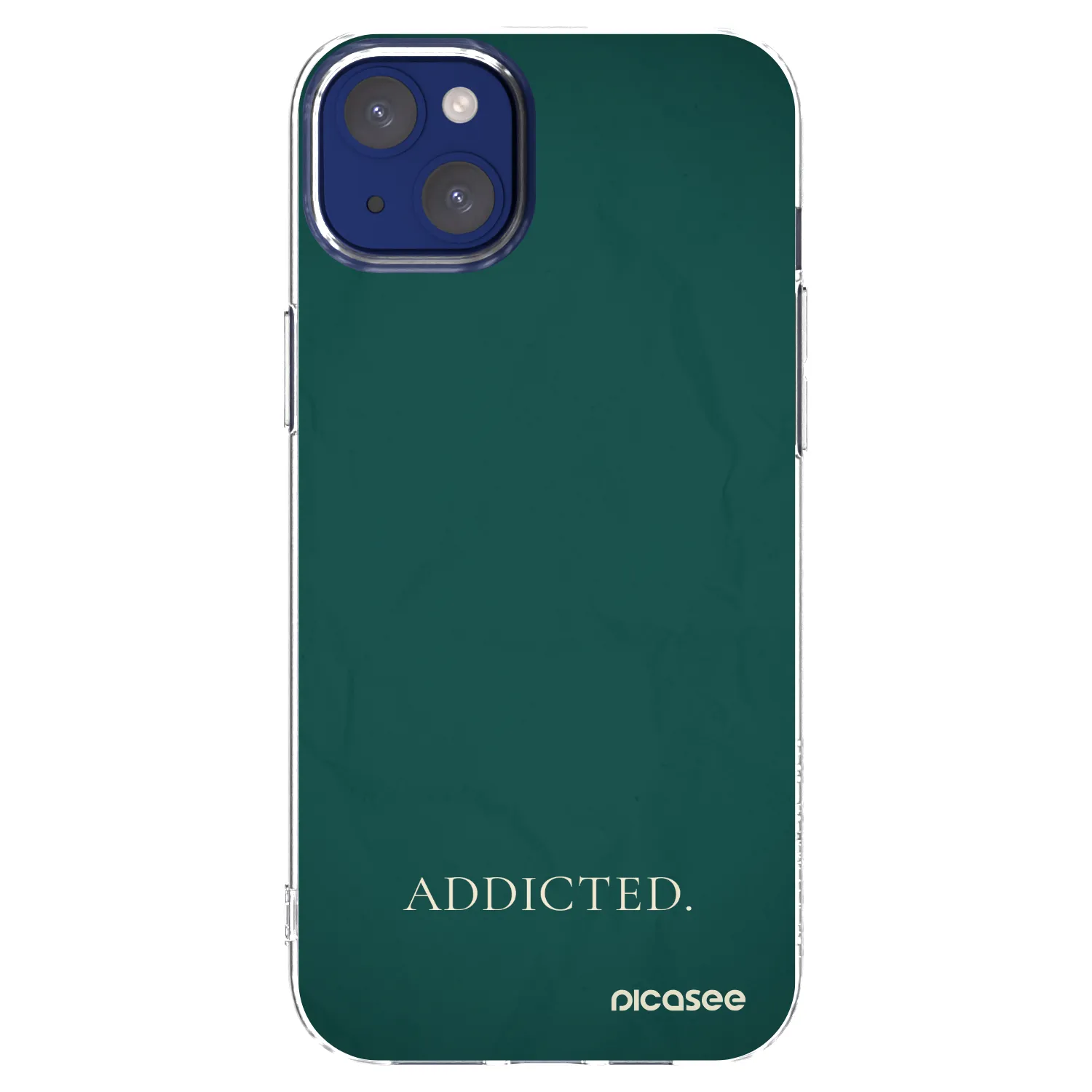 Picasee silikonový průhledný obal pro Apple iPhone 14 Plus - Addicted