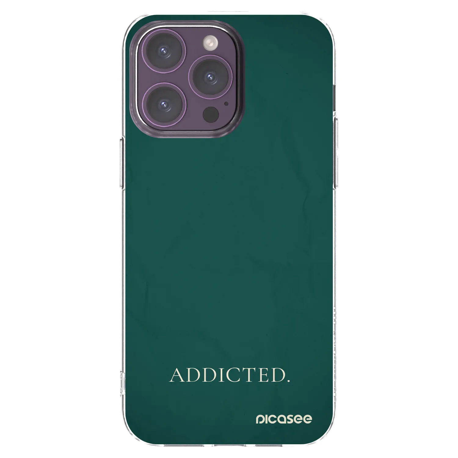 Picasee silikonový průhledný obal pro Apple iPhone 14 Pro Max - Addicted