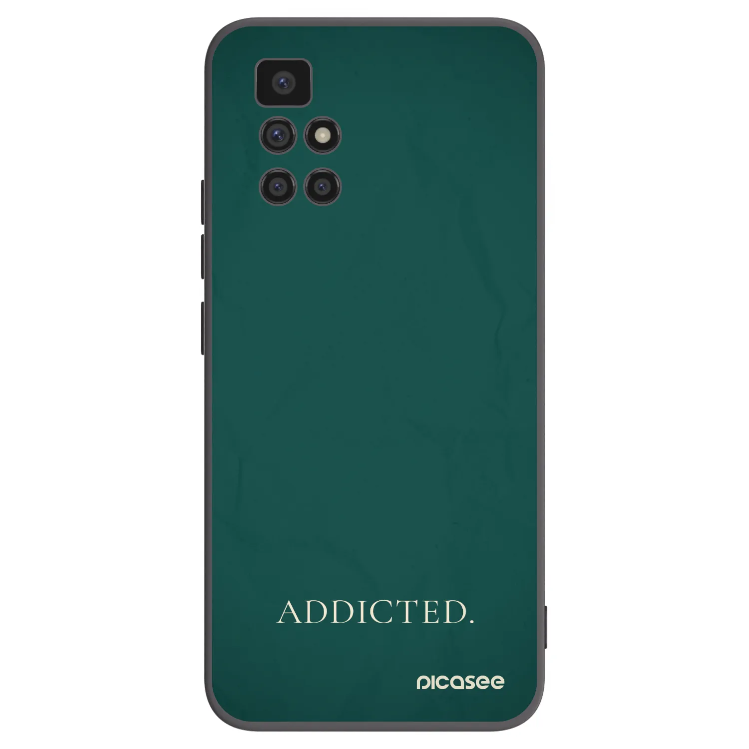 Picasee silikonový černý obal pro Xiaomi Redmi 10 (2022) - Addicted