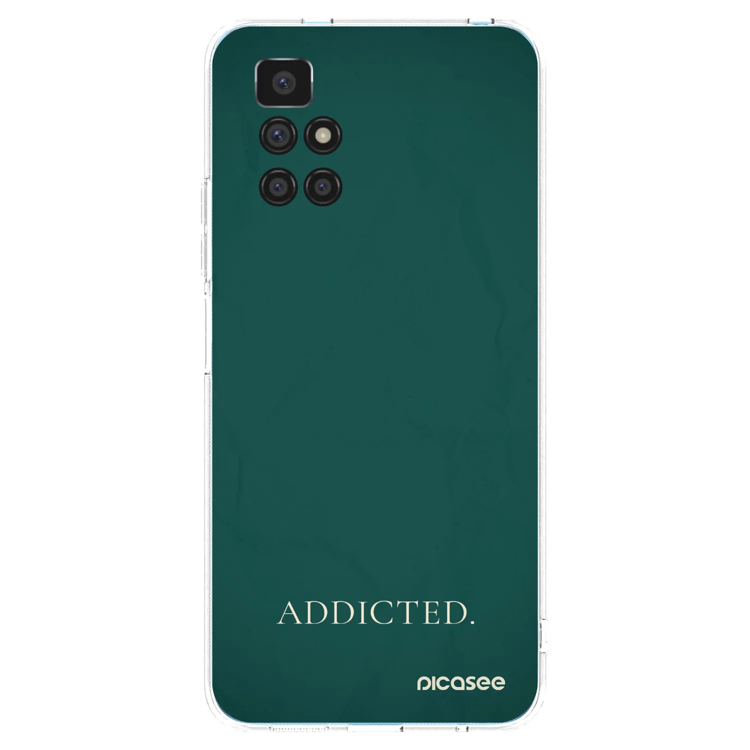 Picasee silikonový průhledný obal pro Xiaomi Redmi 10 (2022) - Addicted