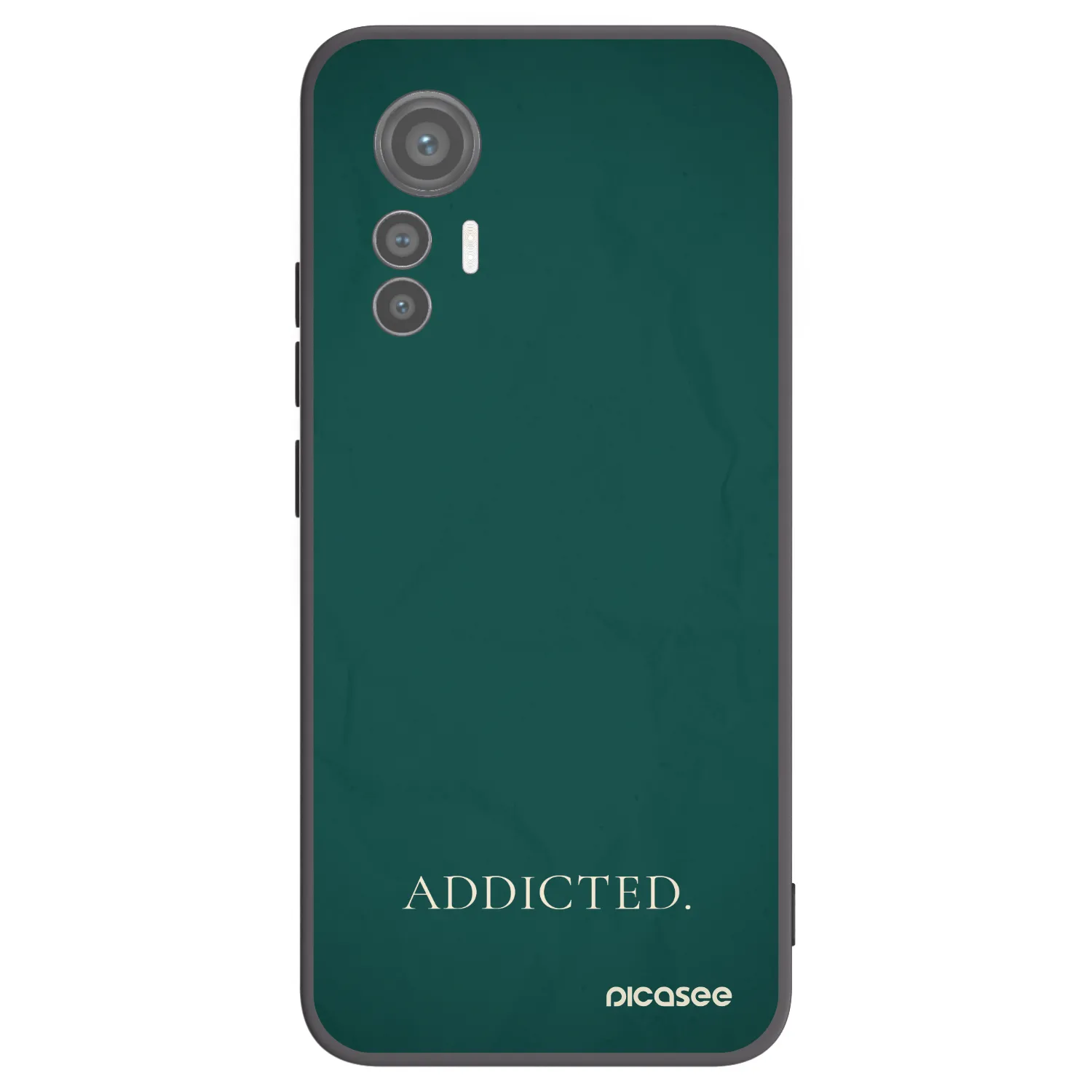 Picasee silikonový černý obal pro Xiaomi 12 Lite - Addicted