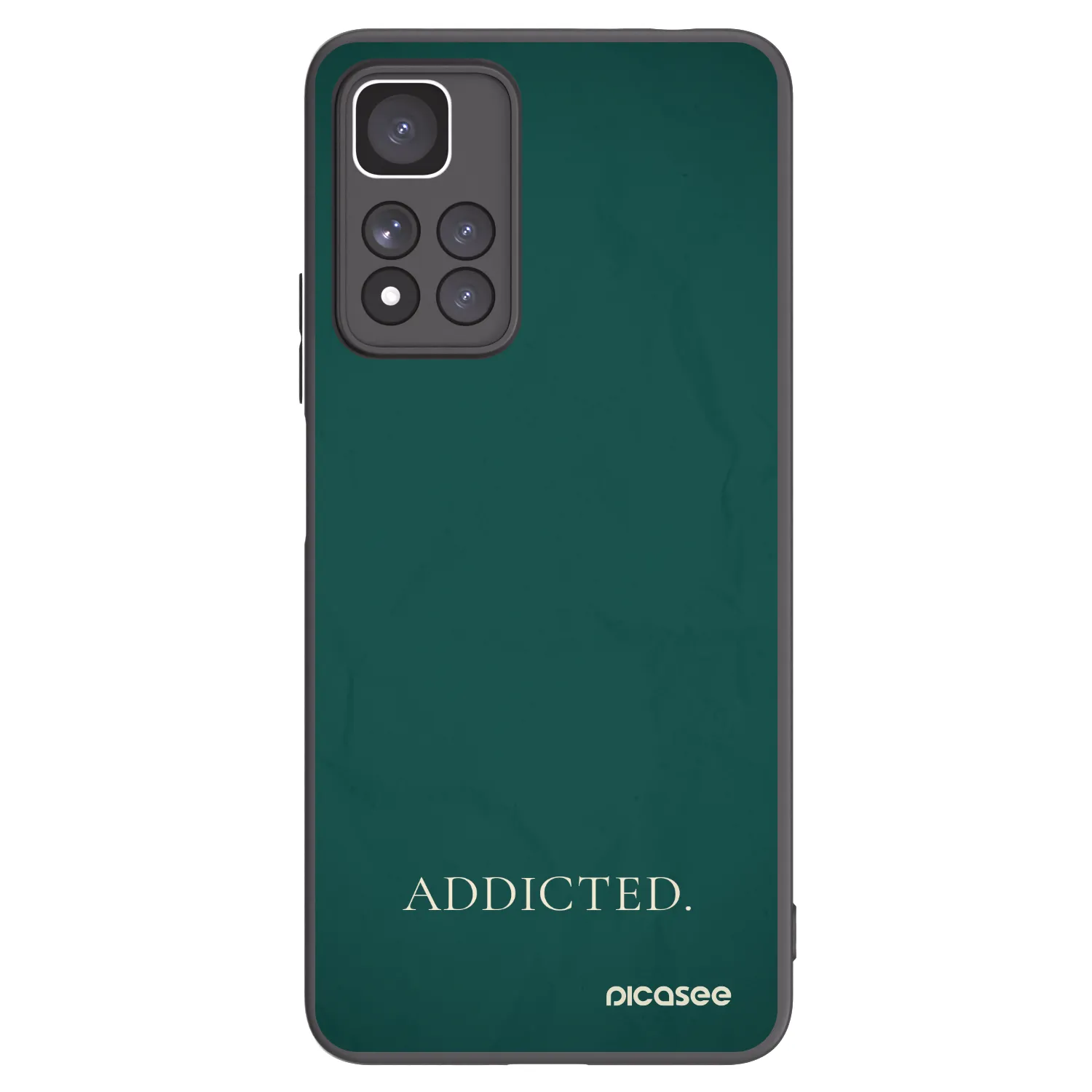 Picasee silikonový černý obal pro Xiaomi Redmi Note 11 Pro+ 5G - Addicted
