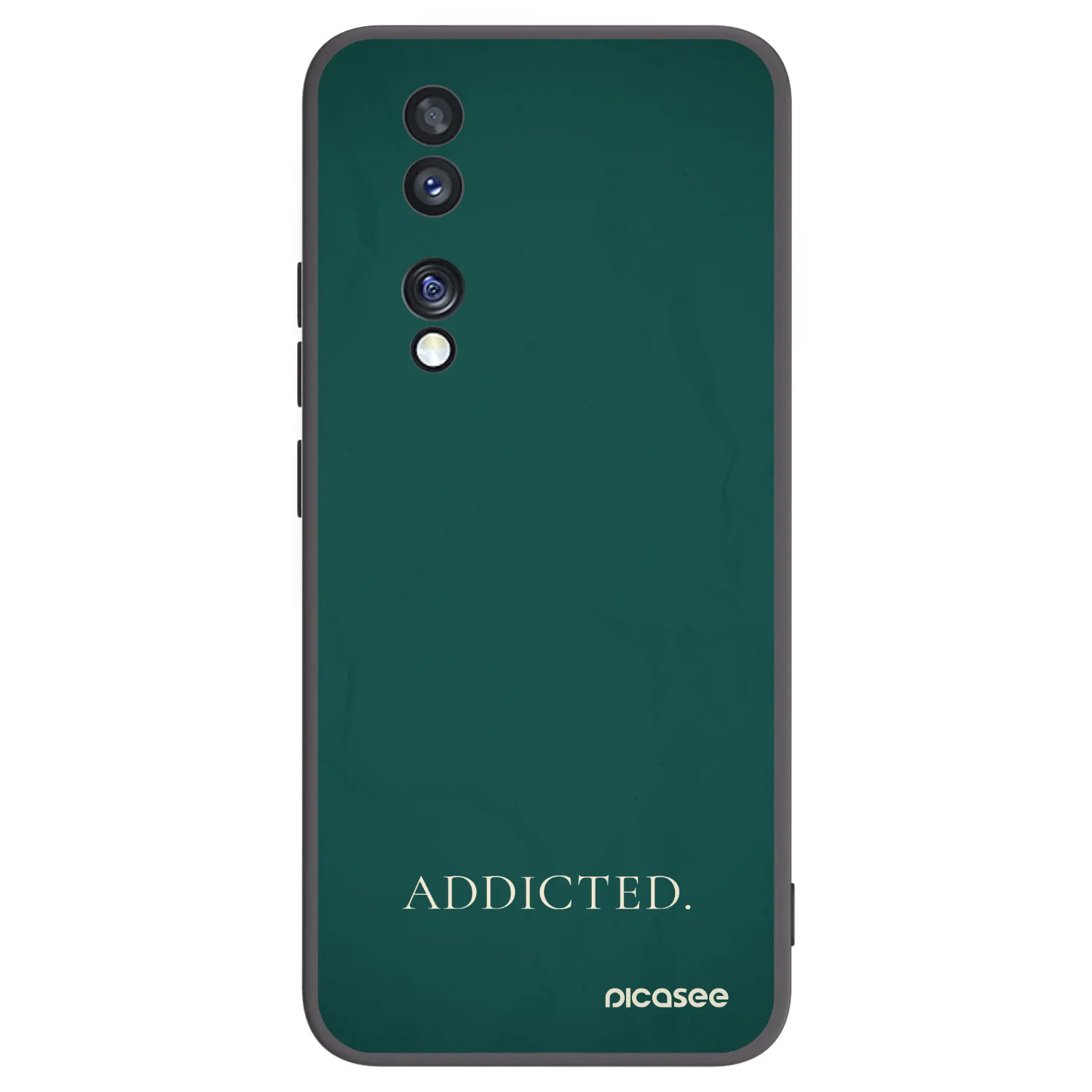 Picasee silikonový černý obal pro Honor 70 - Addicted