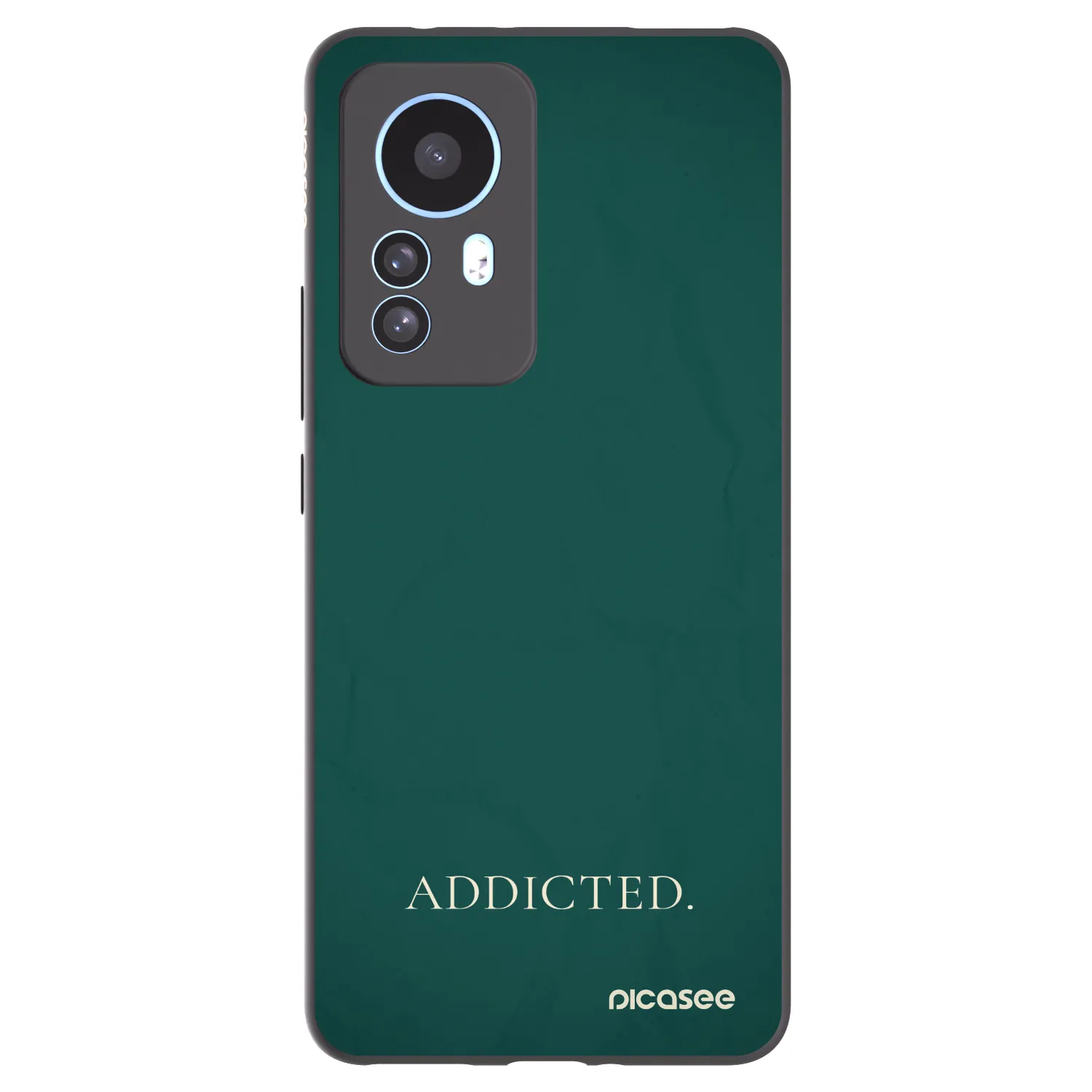 Picasee silikonový černý obal pro Xiaomi 12T - Addicted