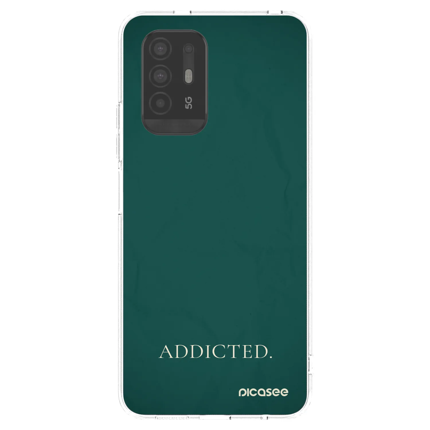 Picasee silikonový průhledný obal pro OPPO A94 5G - Addicted