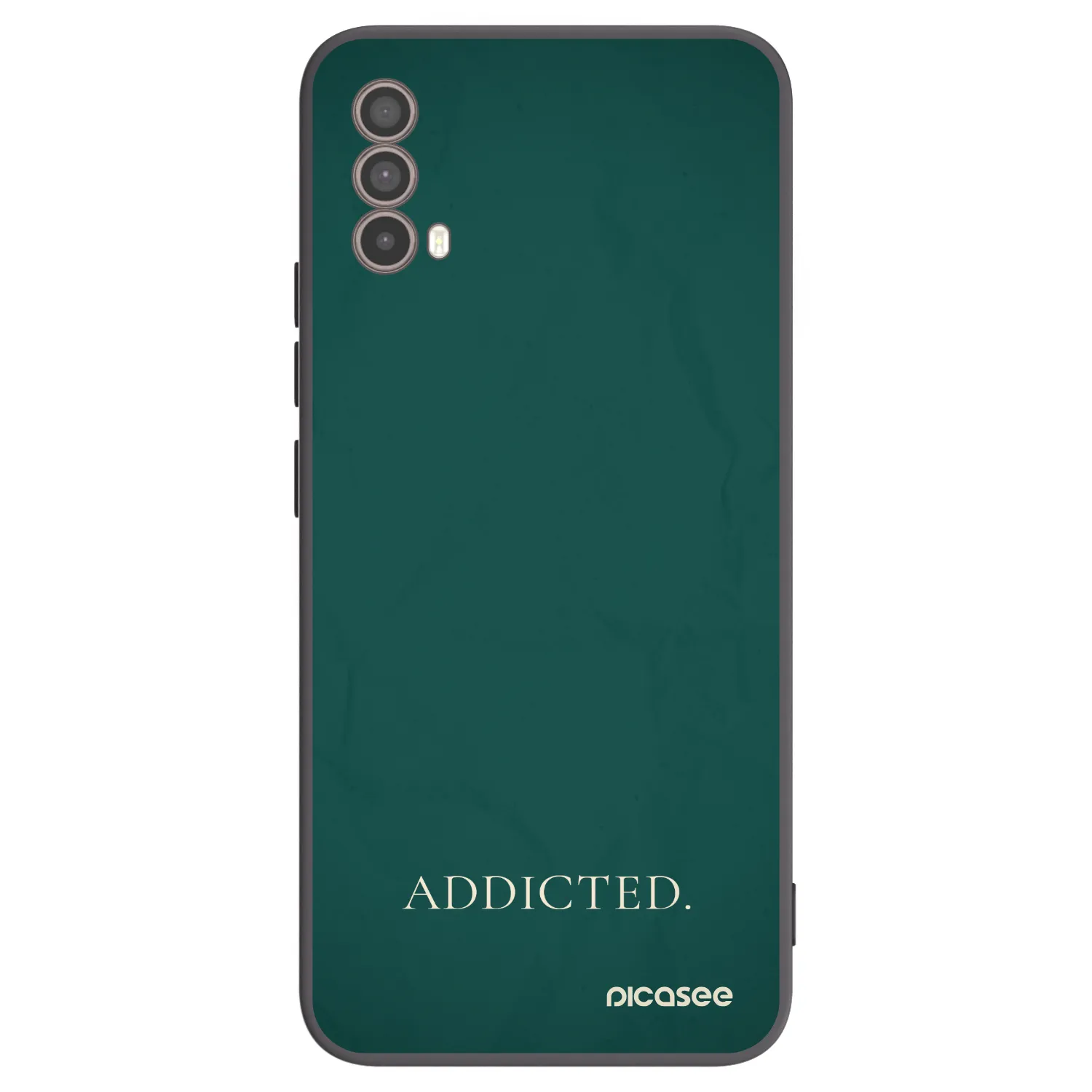 Picasee silikonový černý obal pro Motorola Moto E40 - Addicted