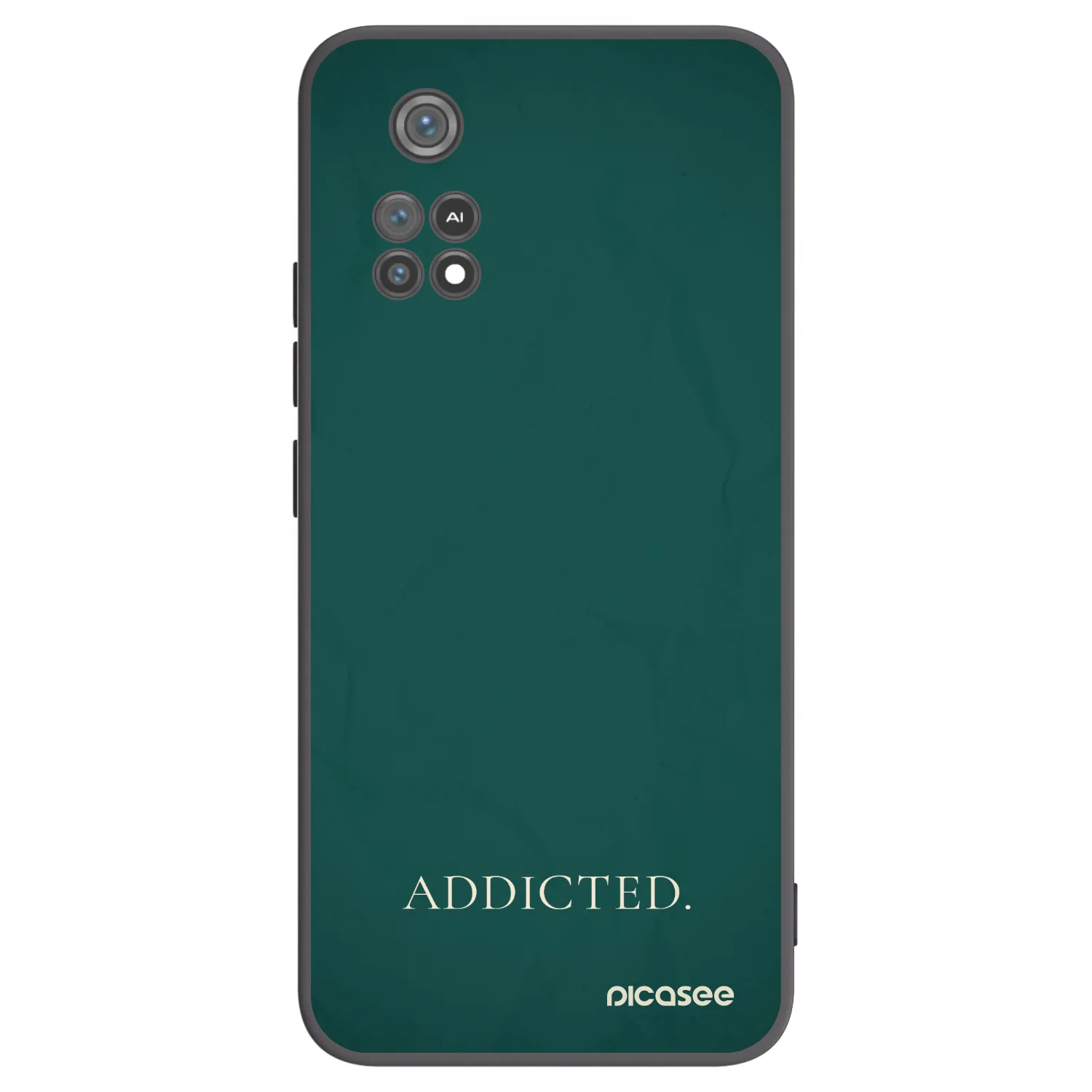 Picasee silikonový černý obal pro Xiaomi Poco M4 Pro - Addicted