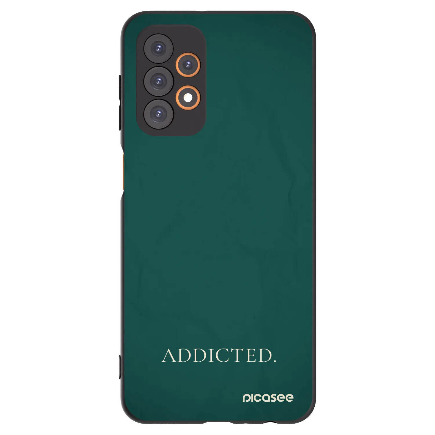 Picasee silikonový černý obal pro Samsung Galaxy A23 A236B 5G - Addicted