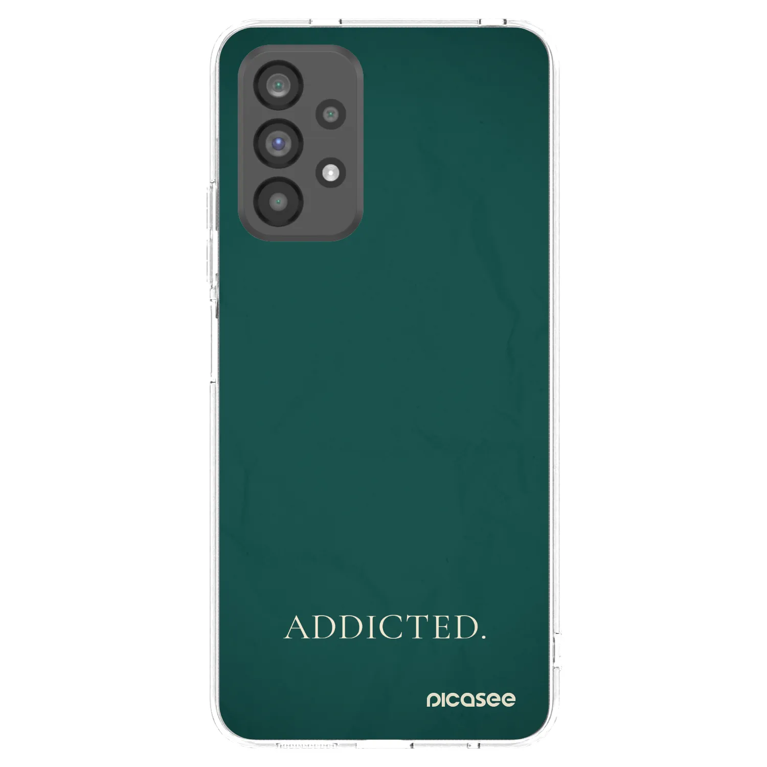 Picasee silikonový průhledný obal pro Samsung Galaxy A73 5G - Addicted