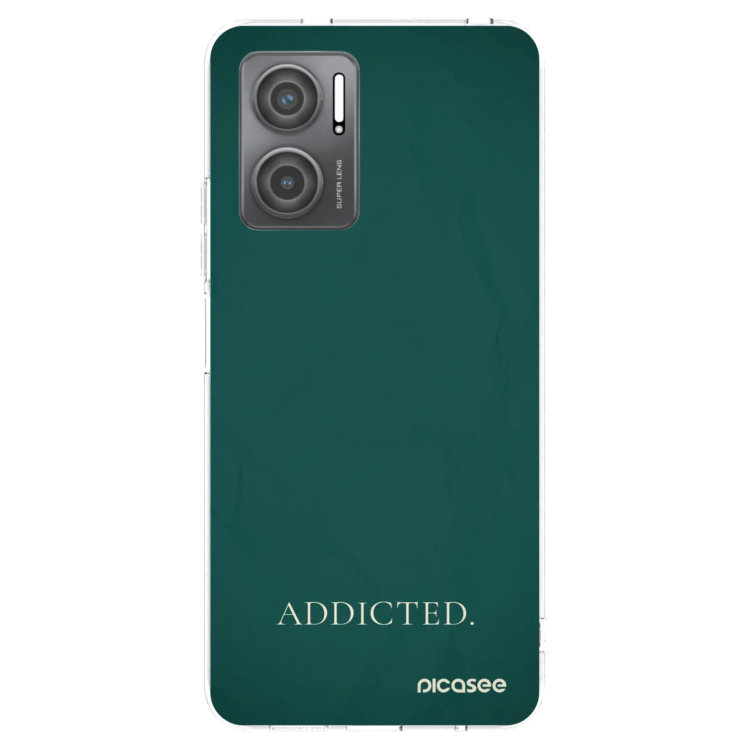 Picasee silikonový průhledný obal pro Xiaomi Redmi 10 5G - Addicted