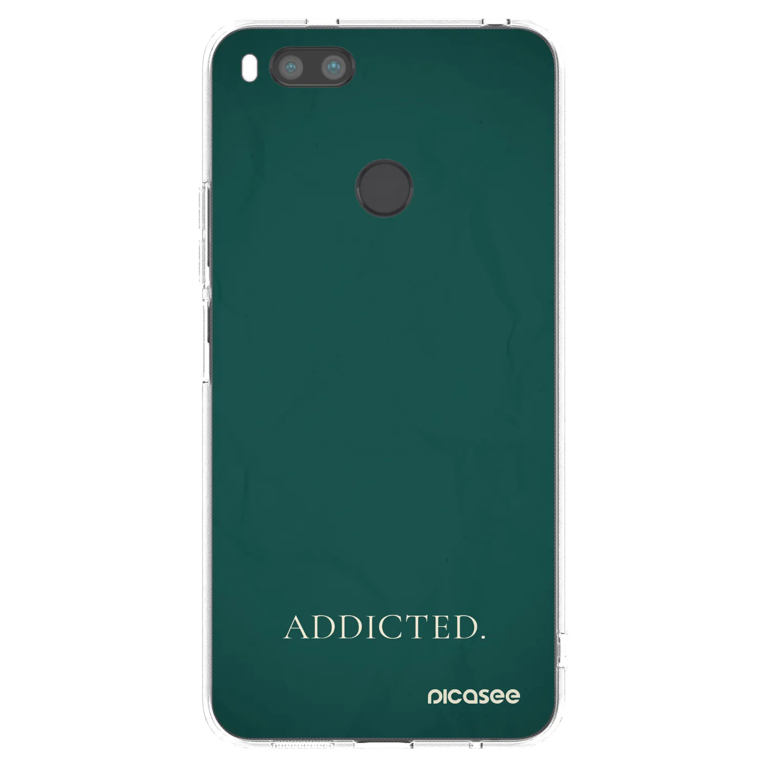 Picasee silikonový průhledný obal pro Xiaomi Redmi A1 - Addicted