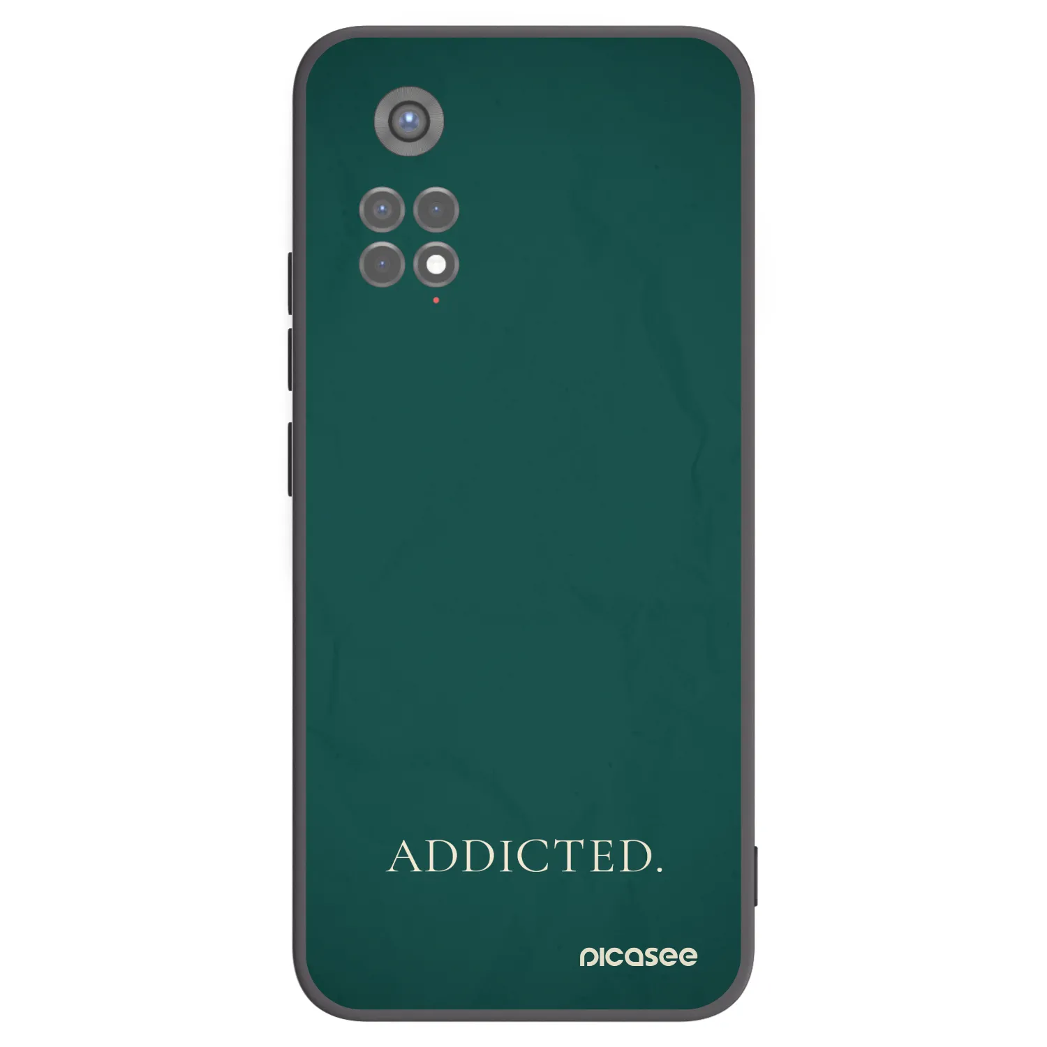 Picasee silikonový černý obal pro Xiaomi Redmi Note 11S 5G - Addicted