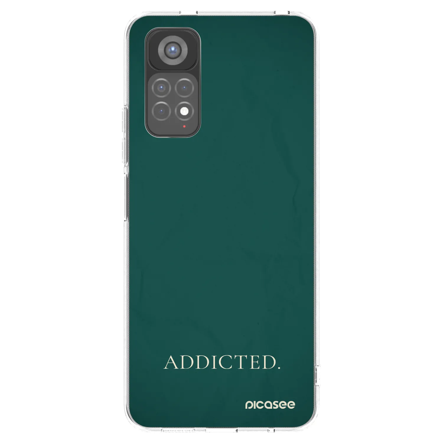 Picasee silikonový průhledný obal pro Xiaomi Redmi Note 11S 5G - Addicted