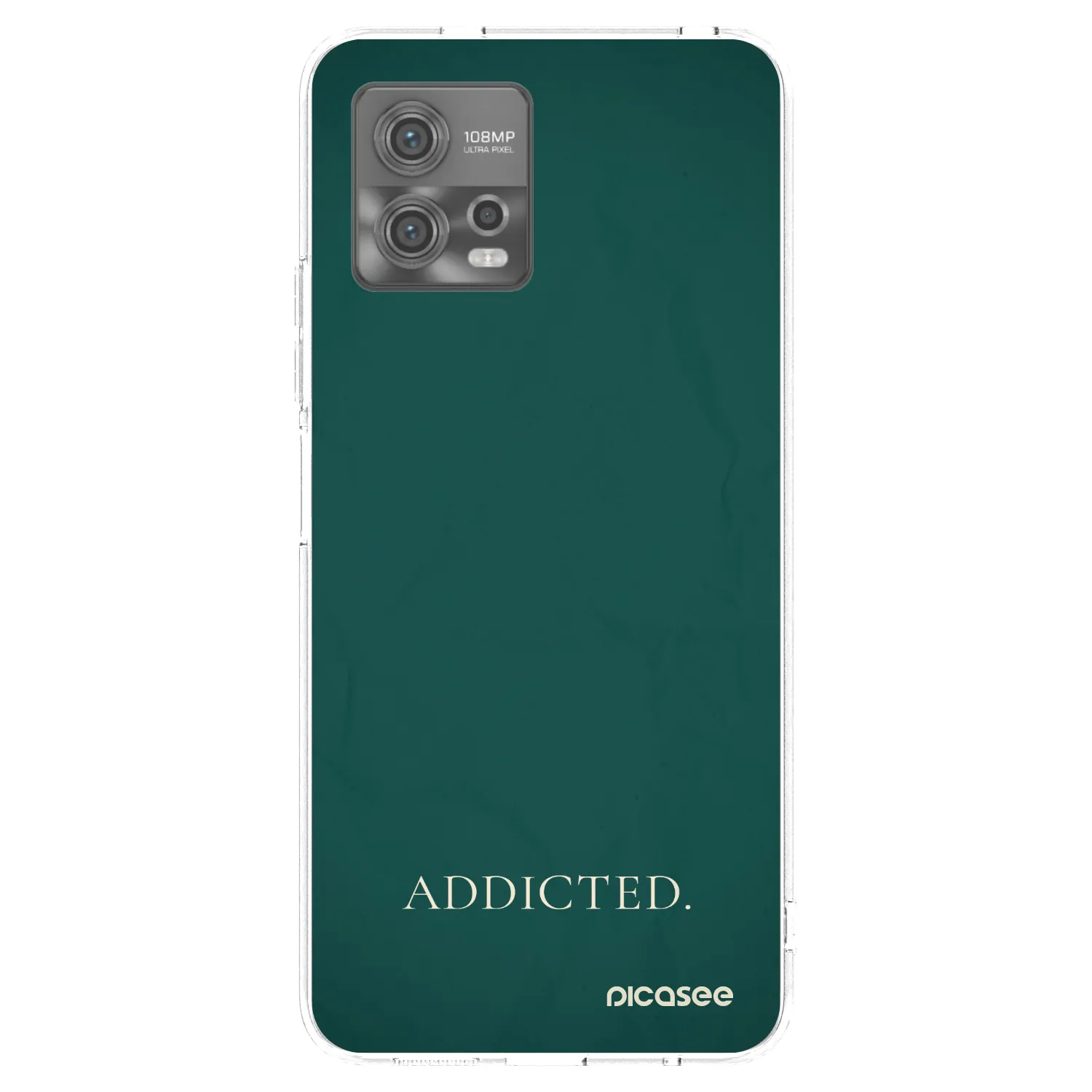 Picasee silikonový průhledný obal pro Motorola Moto G72 - Addicted