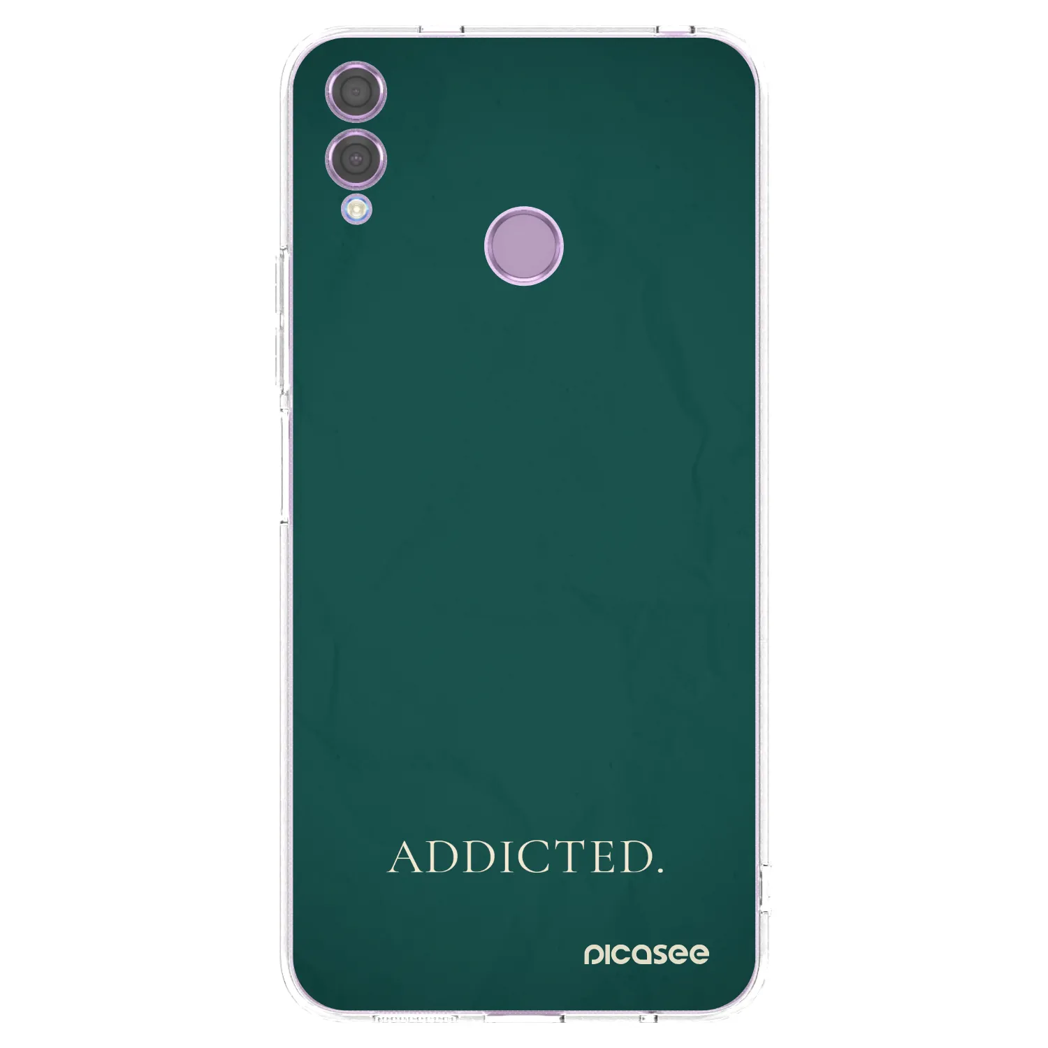 Picasee silikonový průhledný obal pro Honor 8X - Addicted