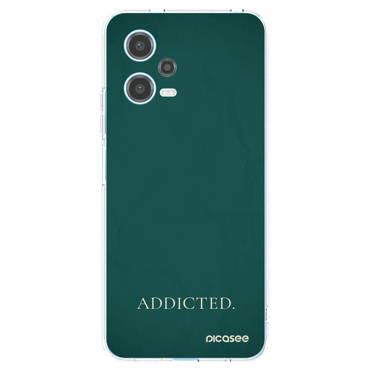 Picasee silikonový průhledný obal pro Xiaomi Redmi Note 12 5G - Addicted