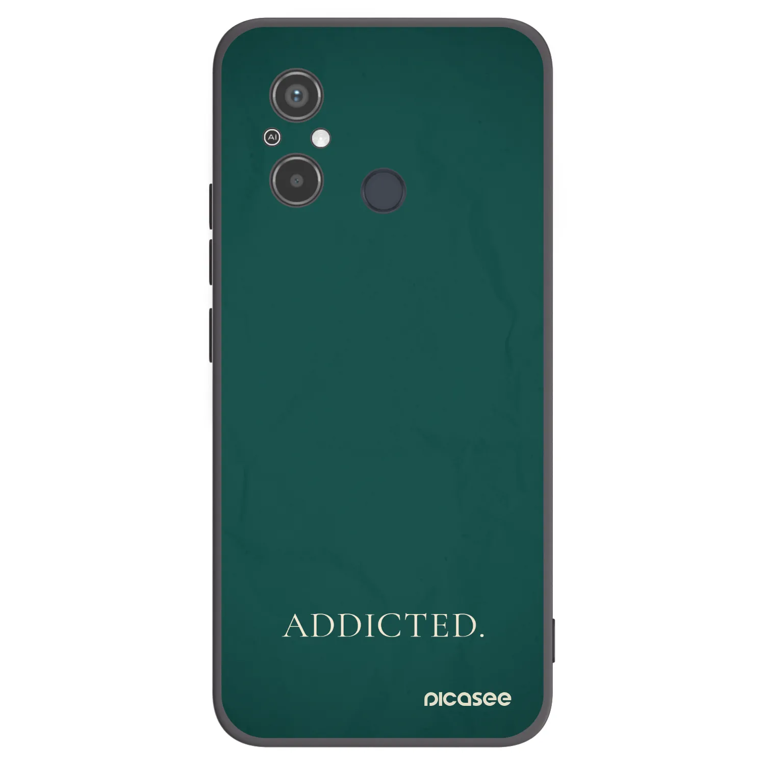 Picasee silikonový černý obal pro Xiaomi Redmi 12C - Addicted
