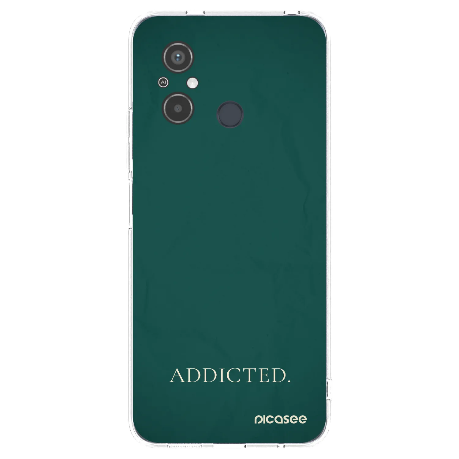 Picasee silikonový průhledný obal pro Xiaomi Redmi 12C - Addicted