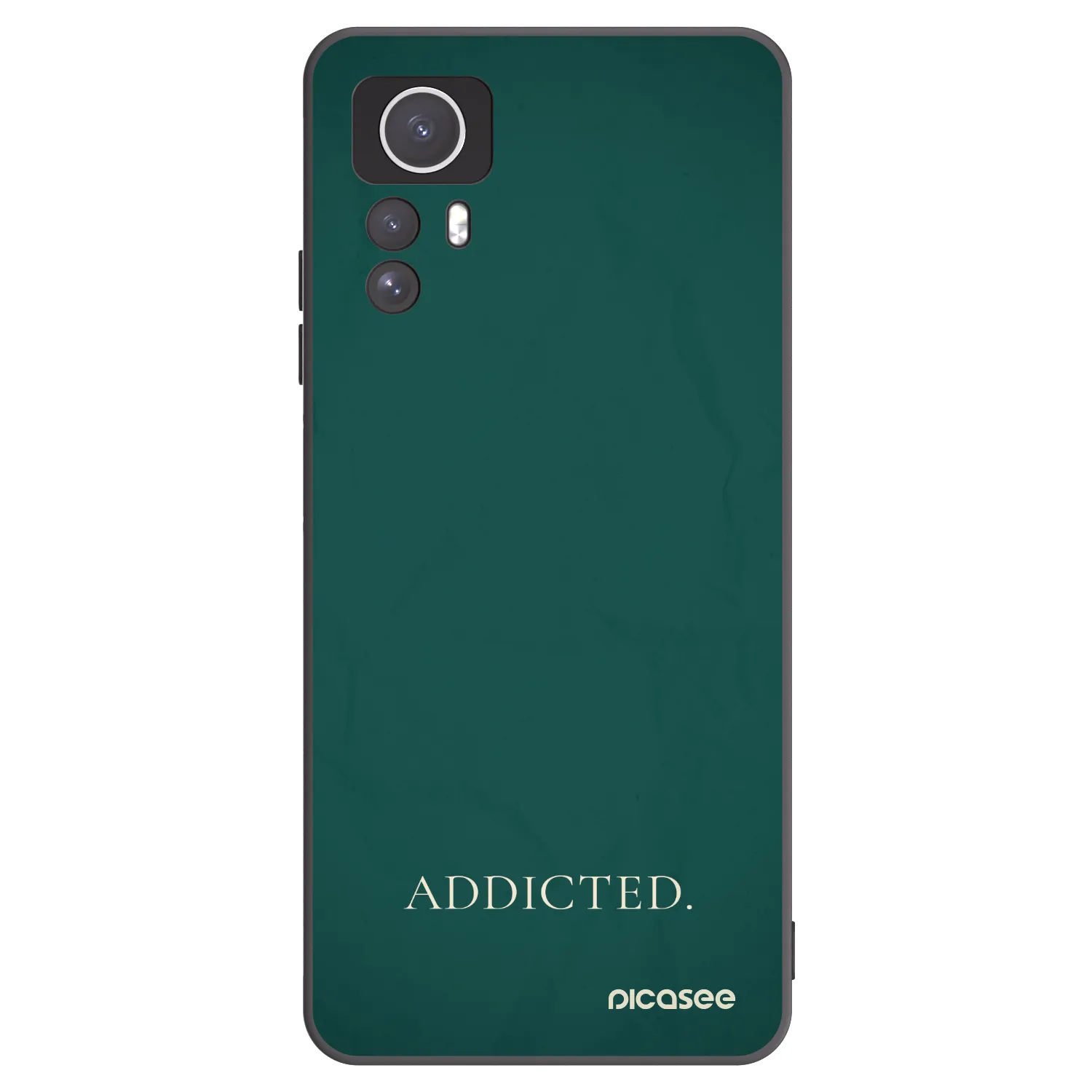 Picasee silikonový černý obal pro Xiaomi Redmi Note 12S - Addicted