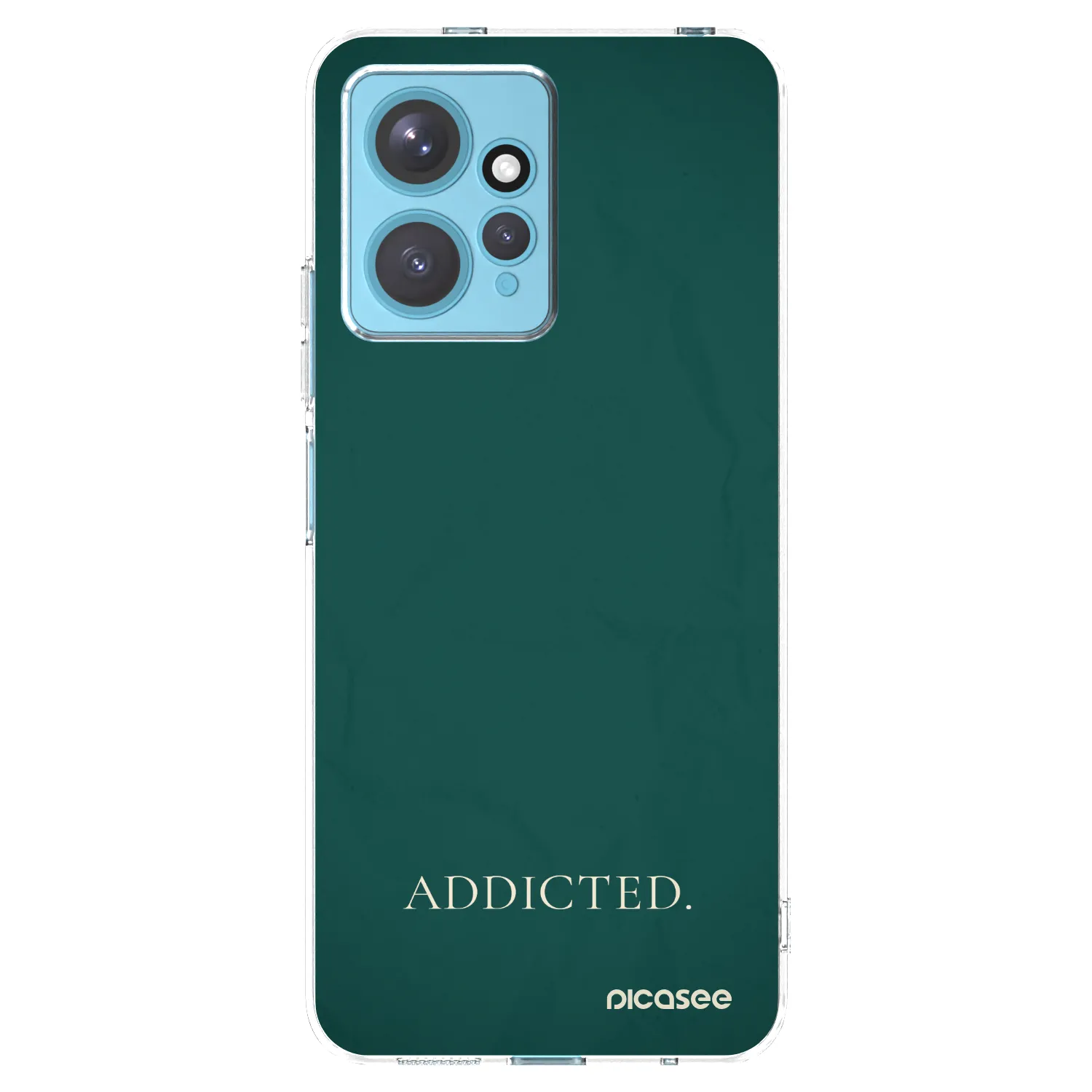 Picasee silikonový průhledný obal pro Xiaomi Redmi Note 12 4G - Addicted