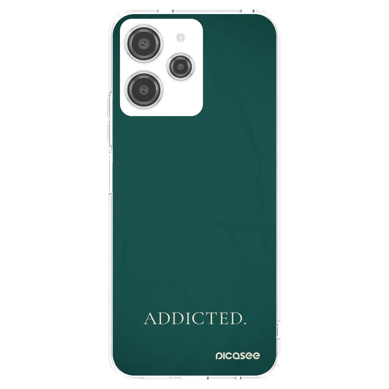 Picasee silikonový průhledný obal pro Xiaomi Redmi 12 4G - Addicted