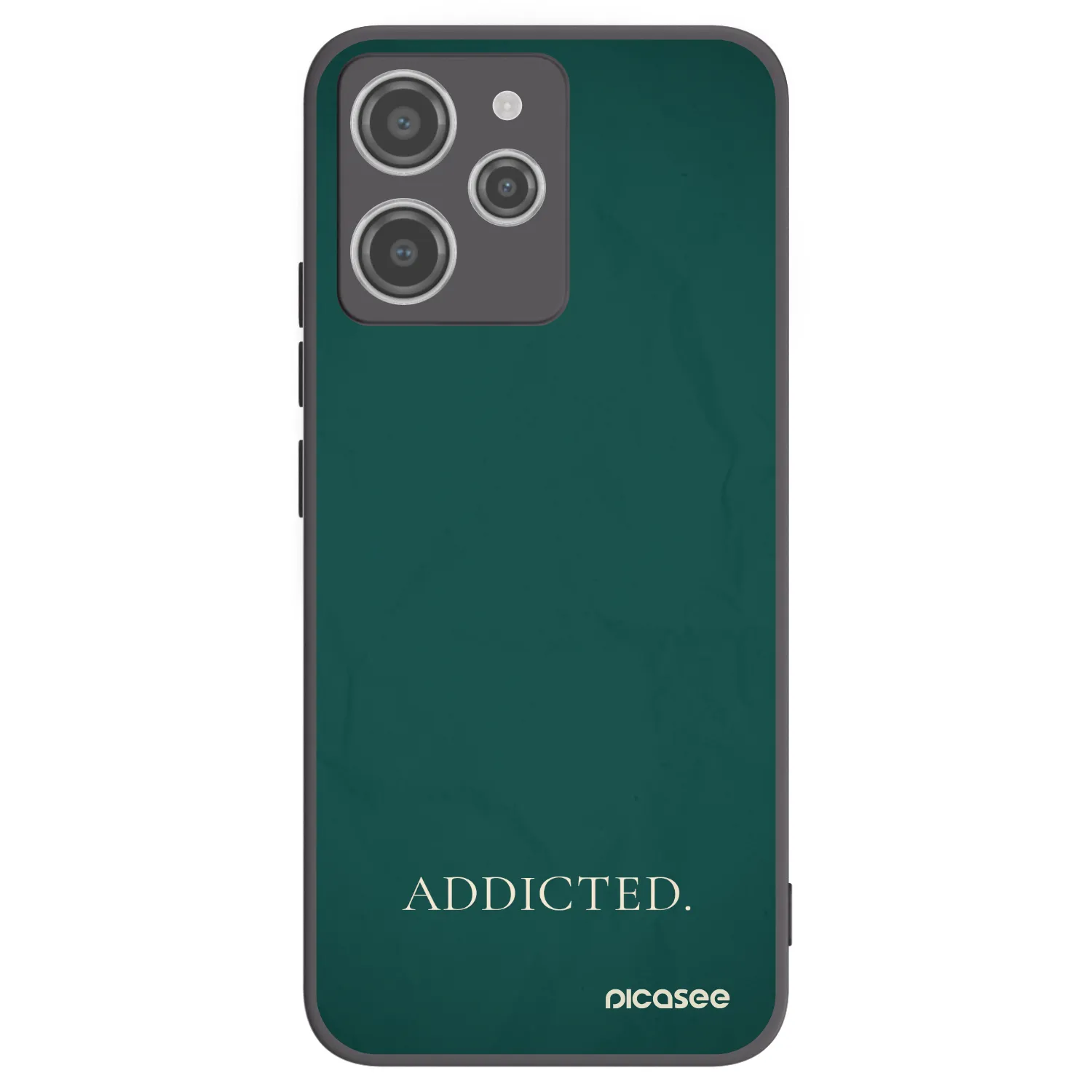 Picasee silikonový černý obal pro Xiaomi Redmi 12 4G - Addicted