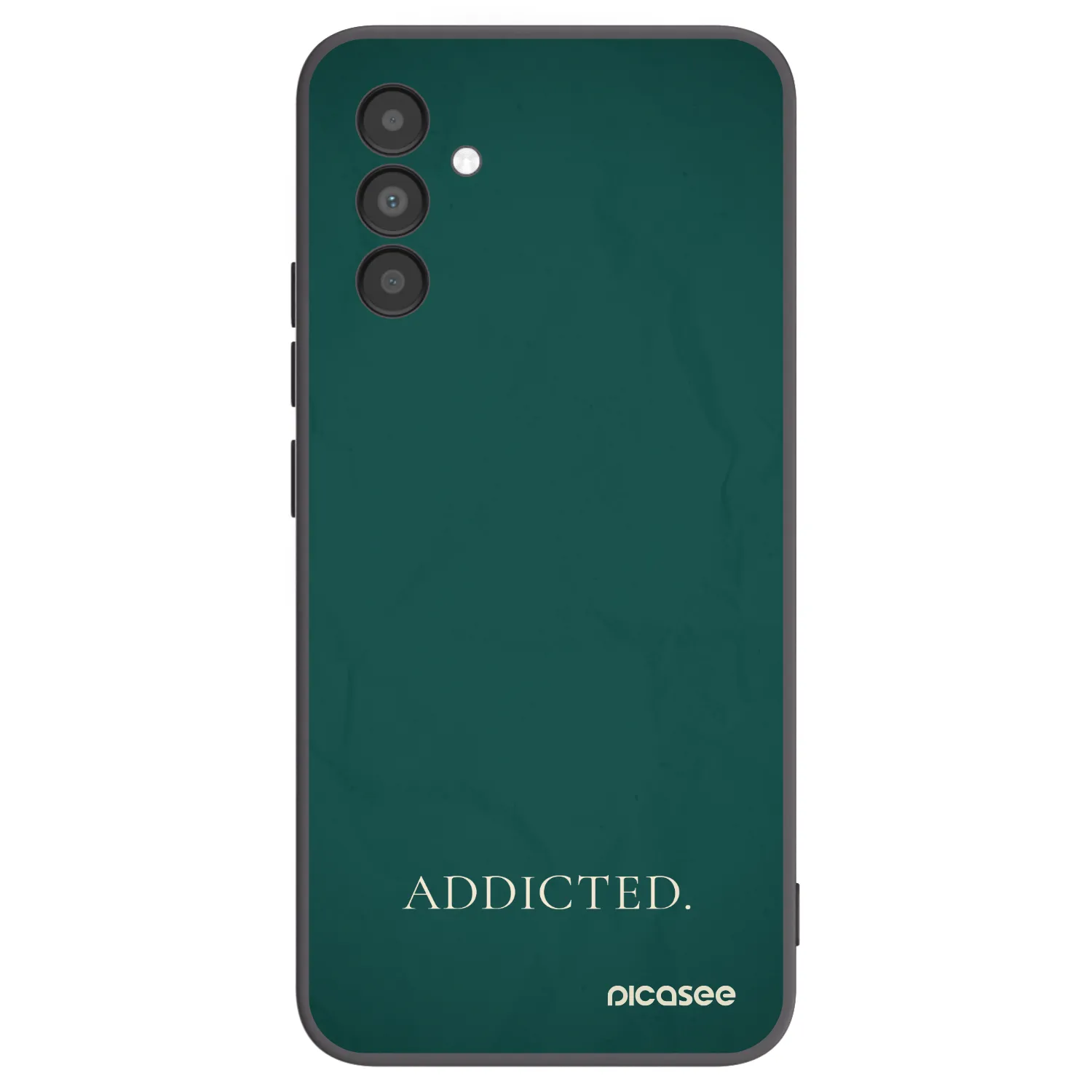 Picasee silikonový černý obal pro Samsung Galaxy A04s A047F - Addicted