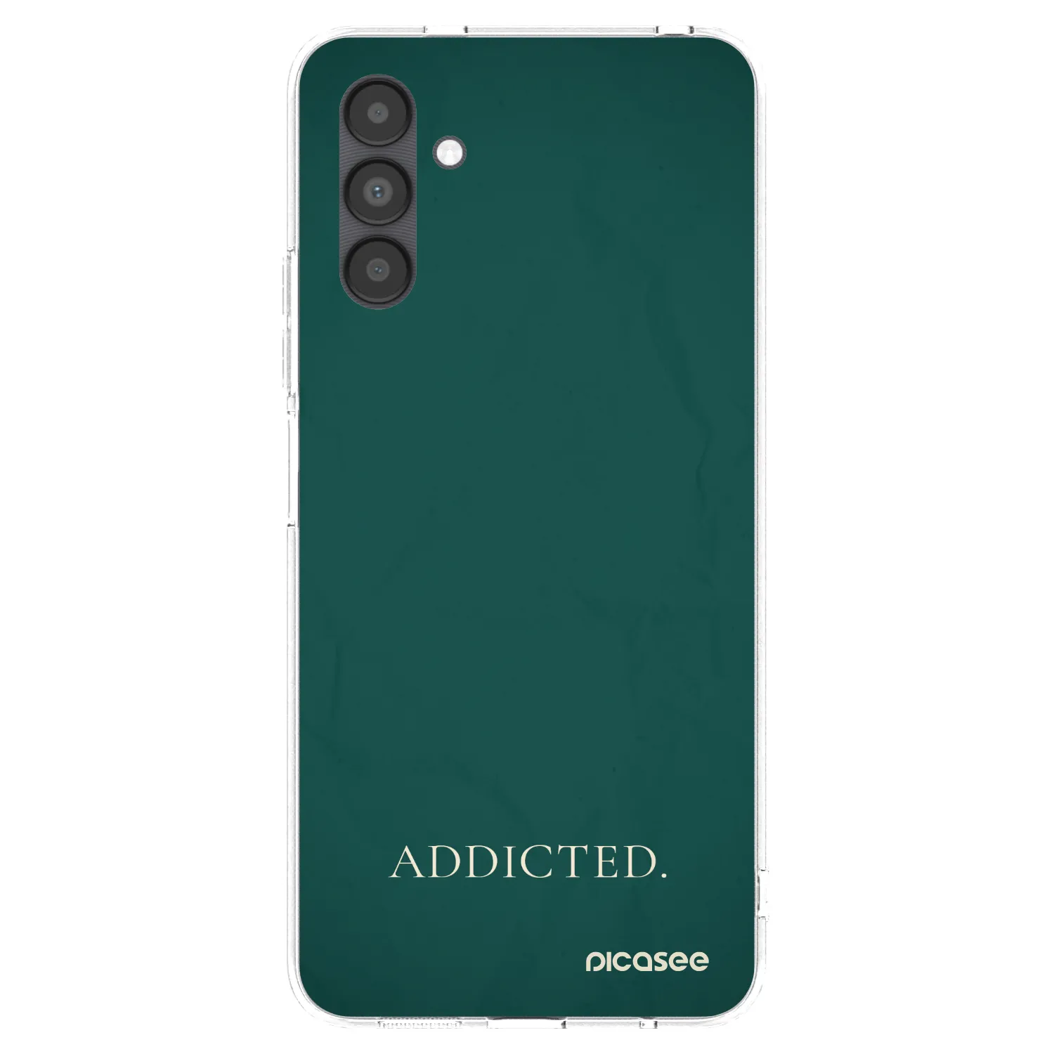 Picasee silikonový průhledný obal pro Samsung Galaxy A04s A047F - Addicted