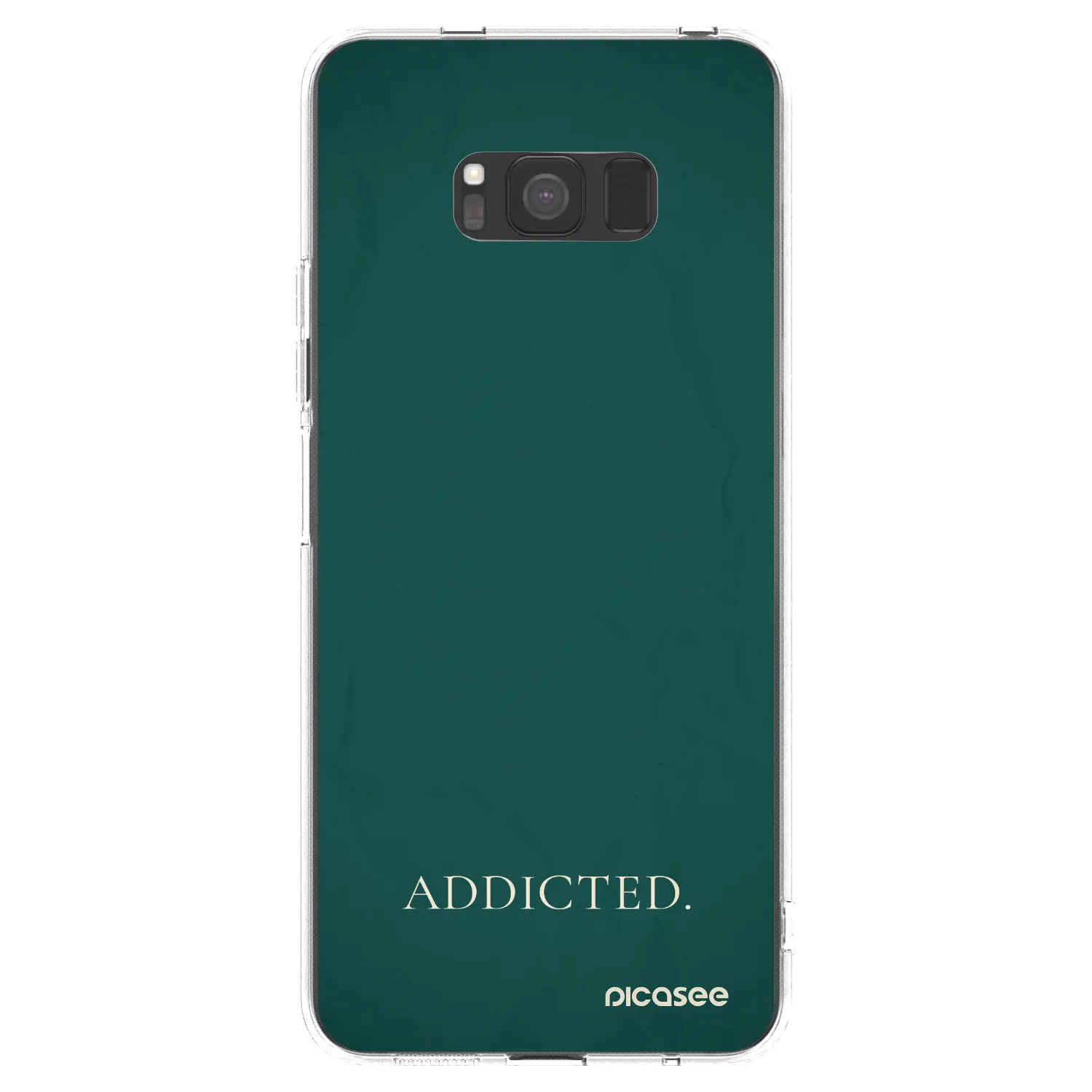 Picasee silikonový průhledný obal pro Samsung Galaxy S8 G950F - Addicted