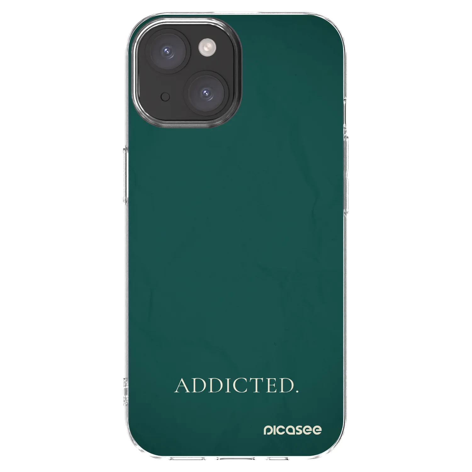 Picasee silikonový průhledný obal pro Apple iPhone 15 - Addicted