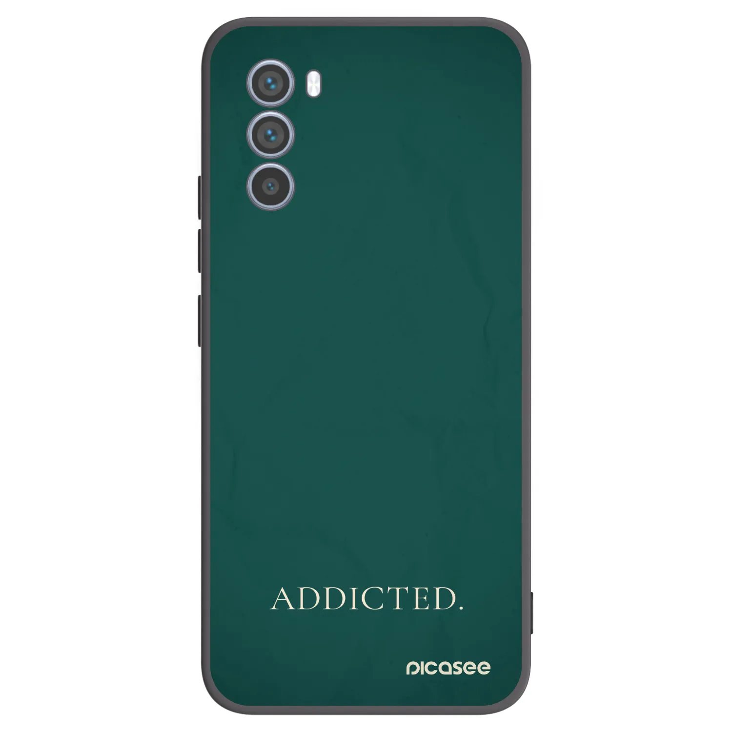Picasee silikonový černý obal pro Motorola Moto G62 - Addicted